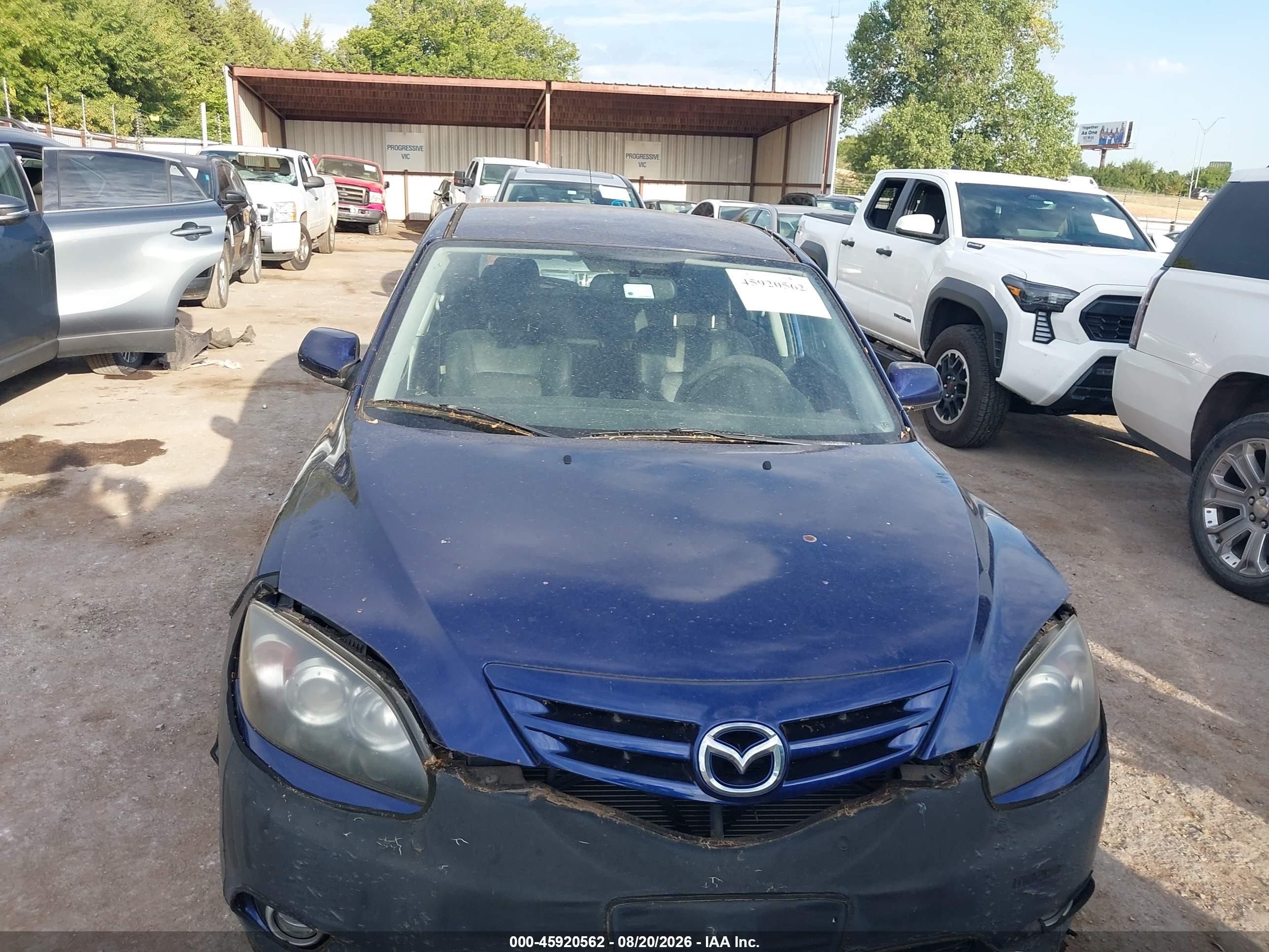 2005 Mazda Mazda3 S Purple vin: JM1BK343351320293