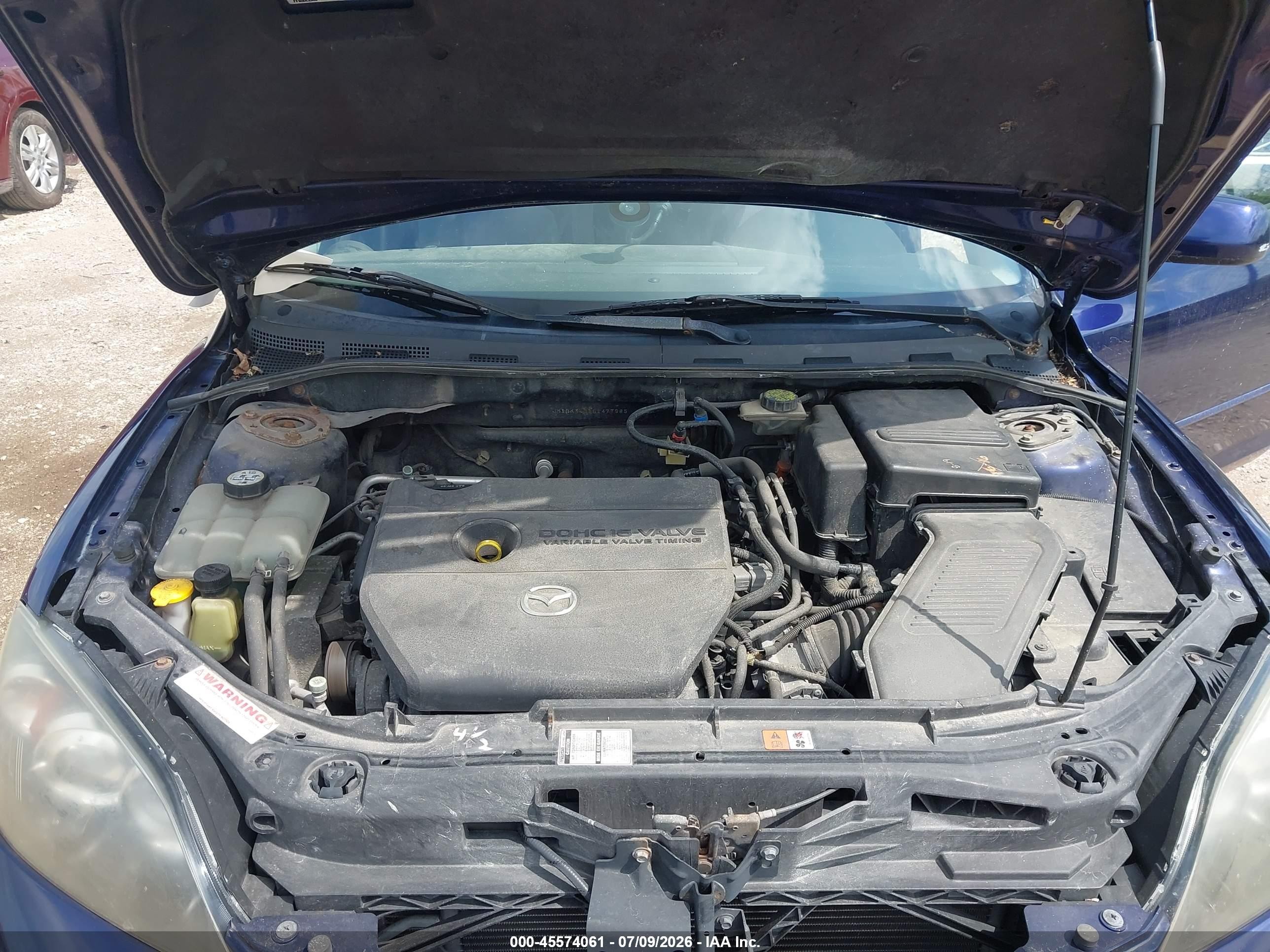 2006 Mazda Mazda3 S Touring Blue vin: JM1BK343361477985