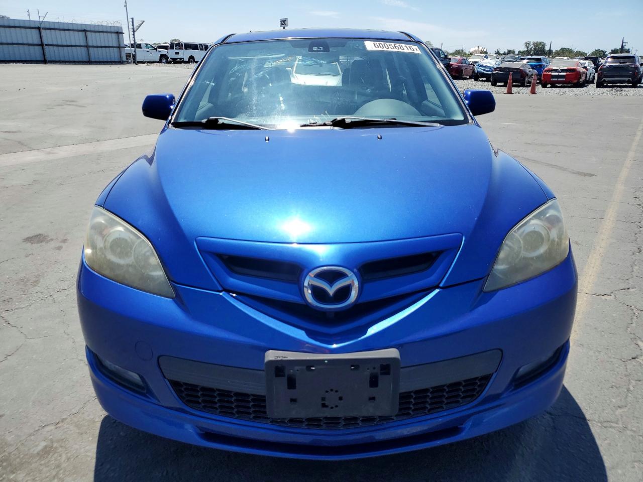 2007 Mazda 3 Hatchback Blue vin: JM1BK343371739831