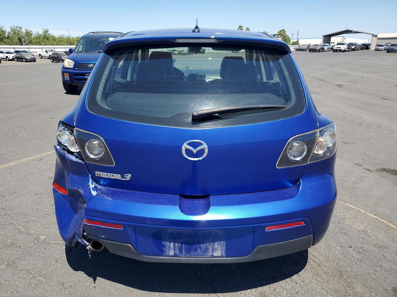 2007 Mazda 3 Hatchback Blue vin: JM1BK343371739831