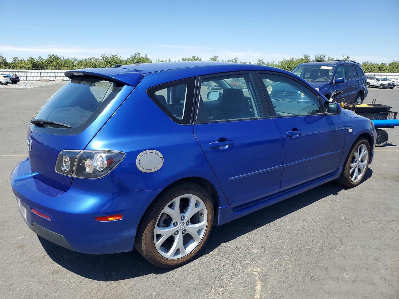 2007 Mazda 3 Hatchback Blue vin: JM1BK343371739831