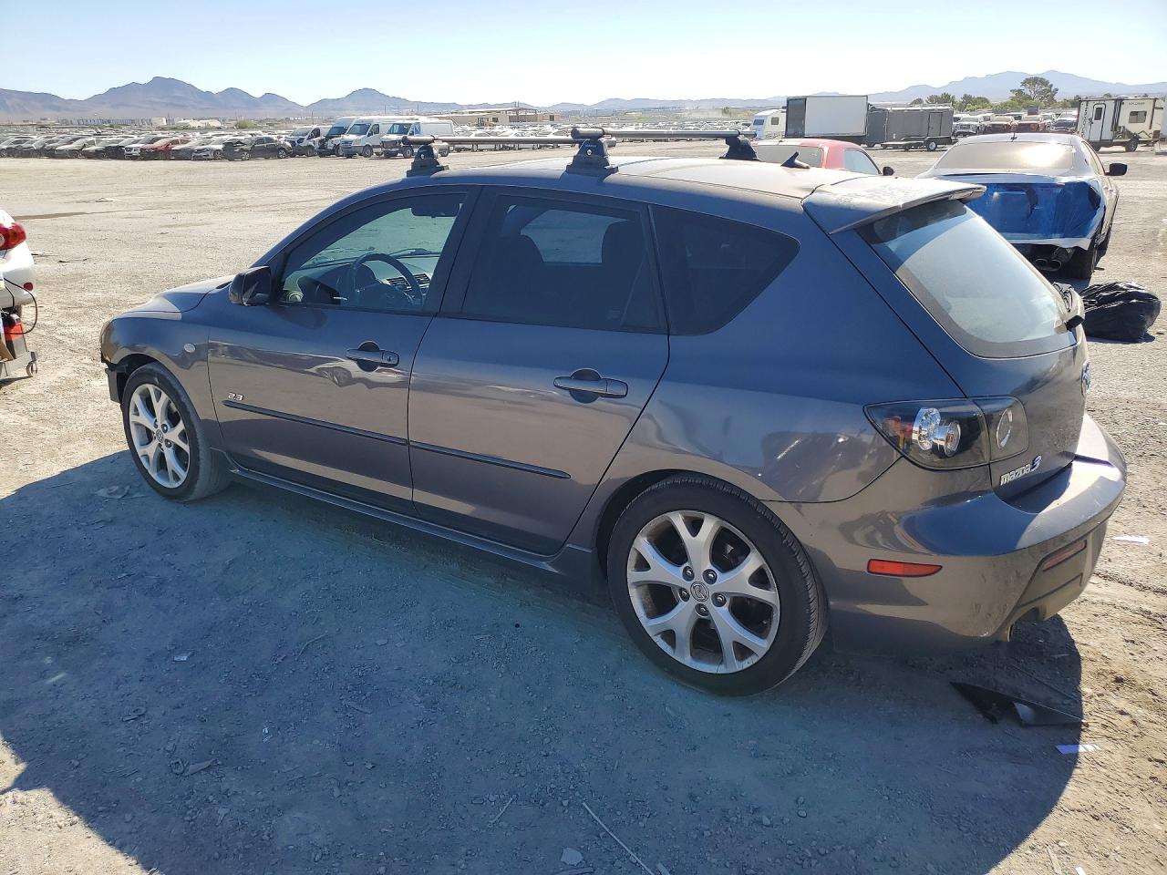 2008 Mazda 3 Hatchback Gray vin: JM1BK343381109101