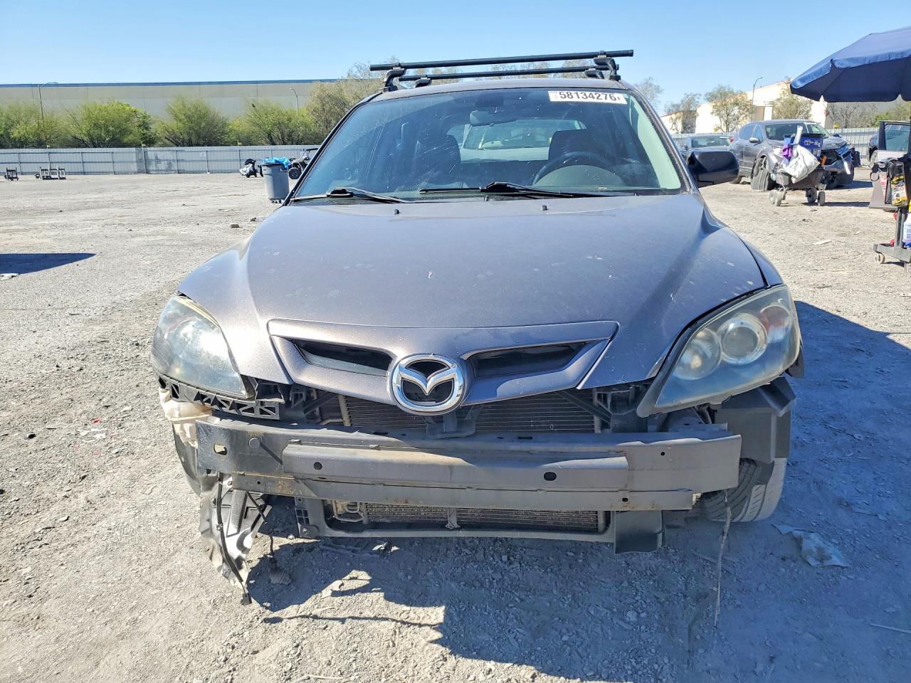 2008 Mazda 3 Hatchback Gray vin: JM1BK343381109101
