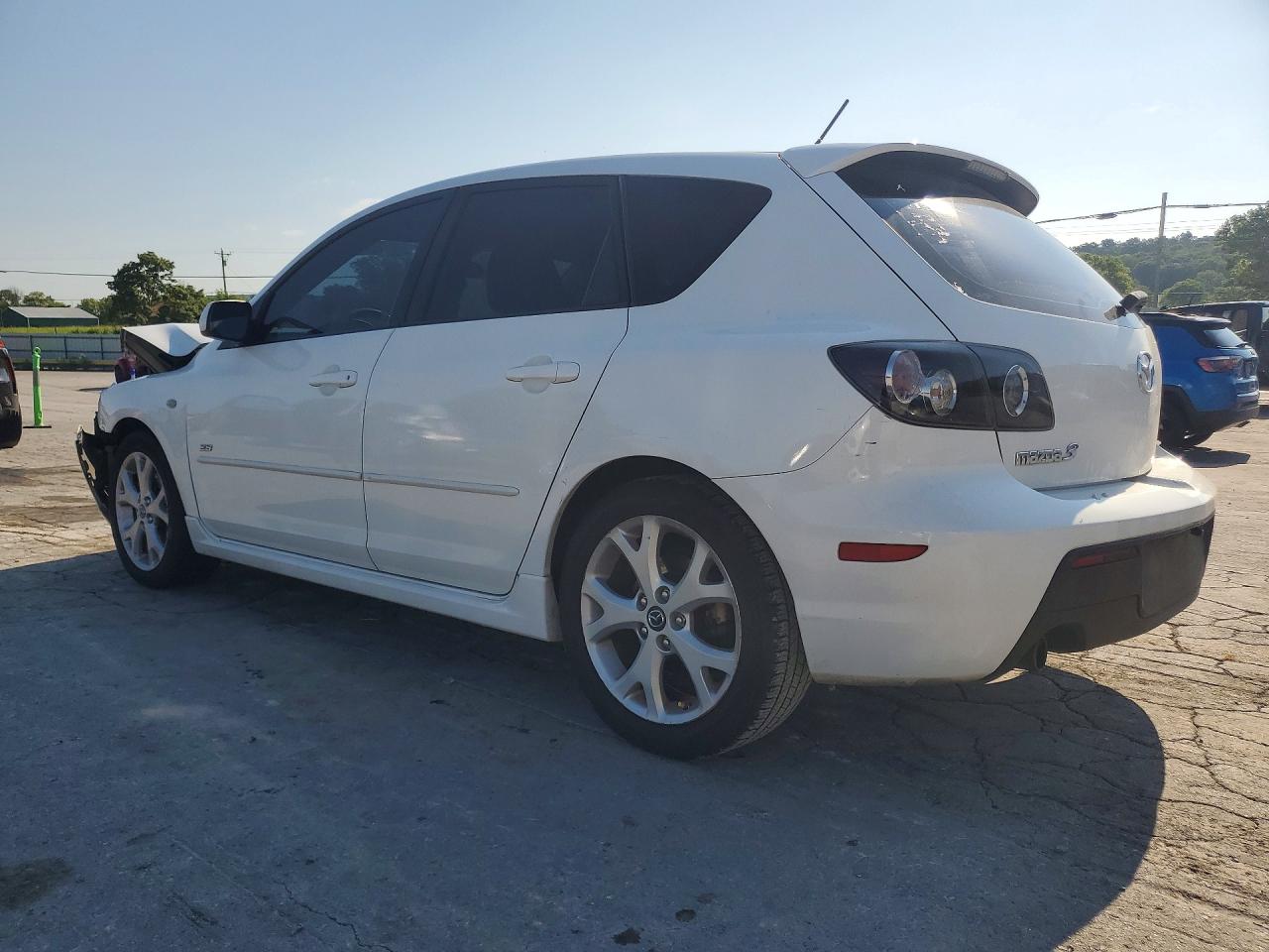 2008 Mazda 3 Hatchback White vin: JM1BK343381173526