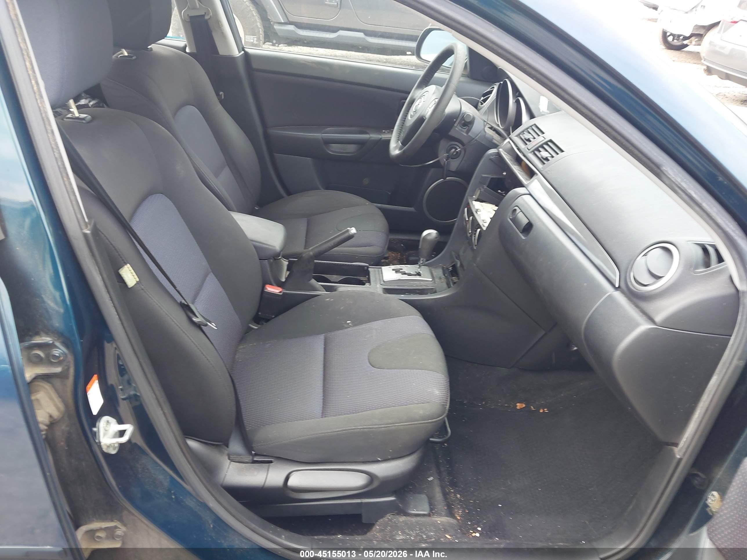 2007 Mazda Mazda3 S Touring Dark Blue vin: JM1BK343471749493