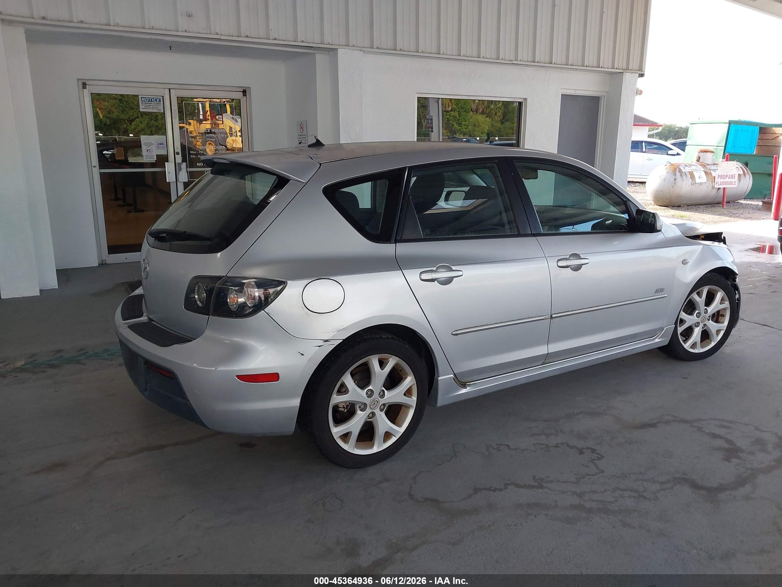 2008 Mazda Mazda3 S Touring Silver vin: JM1BK343481130703