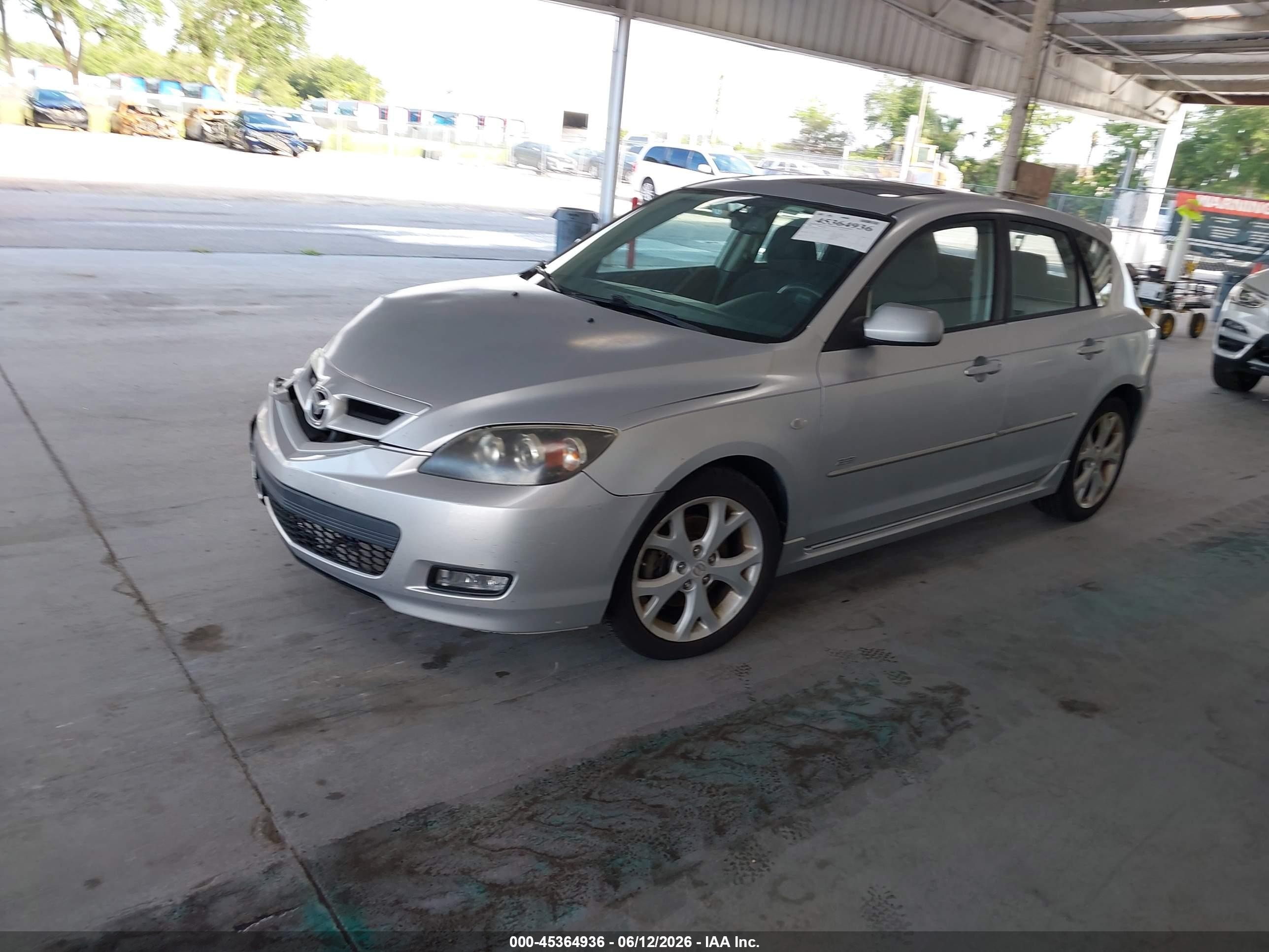 2008 Mazda Mazda3 S Touring Silver vin: JM1BK343481130703