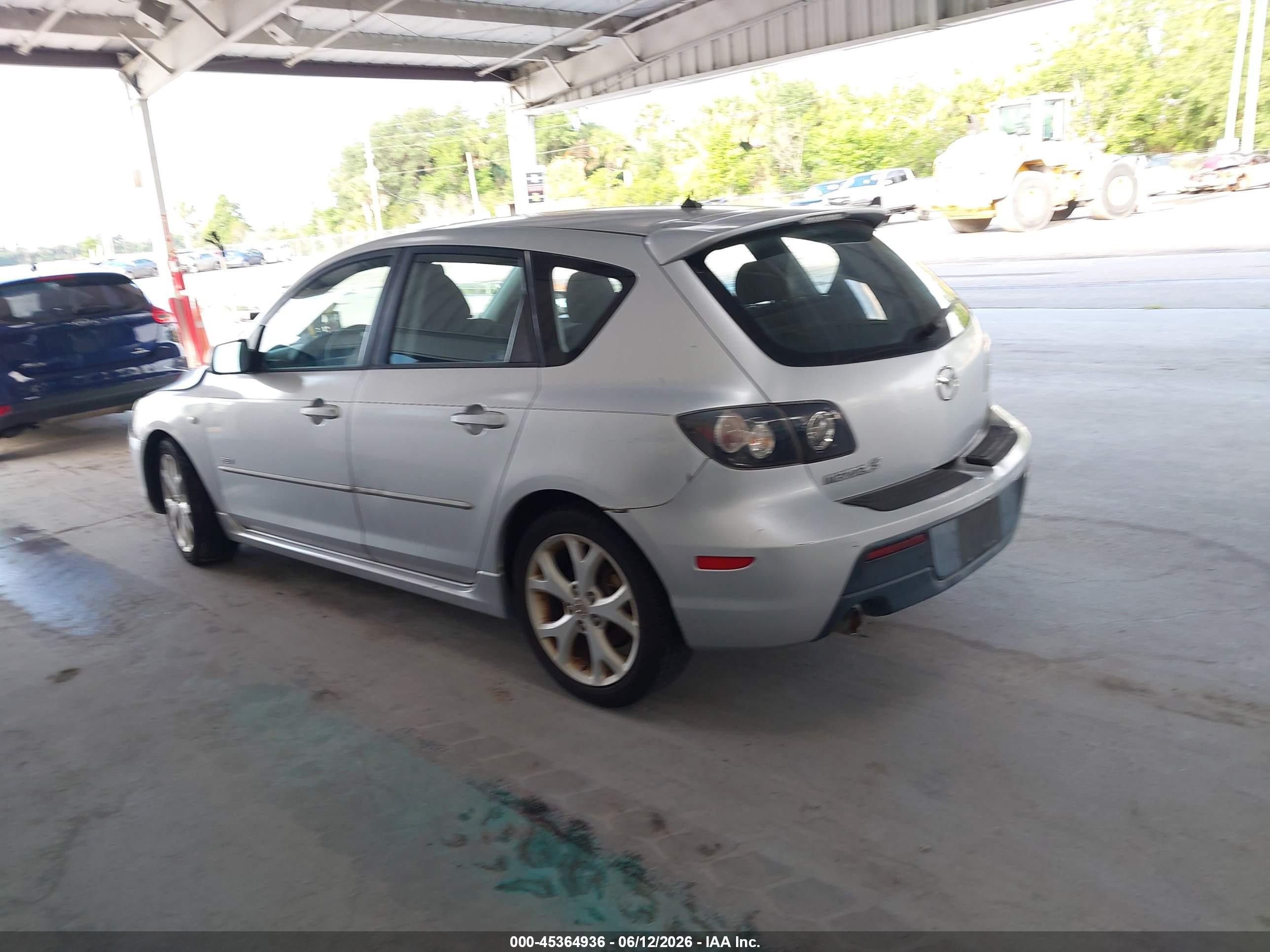 2008 Mazda Mazda3 S Touring Silver vin: JM1BK343481130703