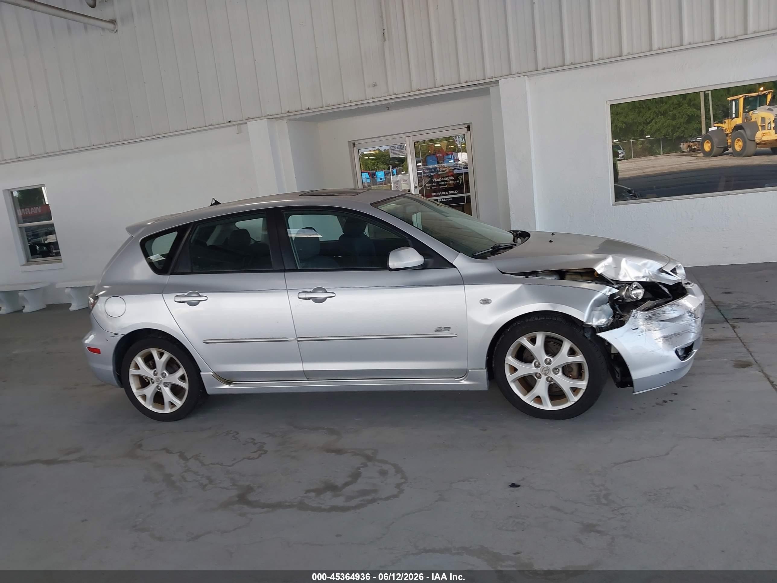 2008 Mazda Mazda3 S Touring Silver vin: JM1BK343481130703