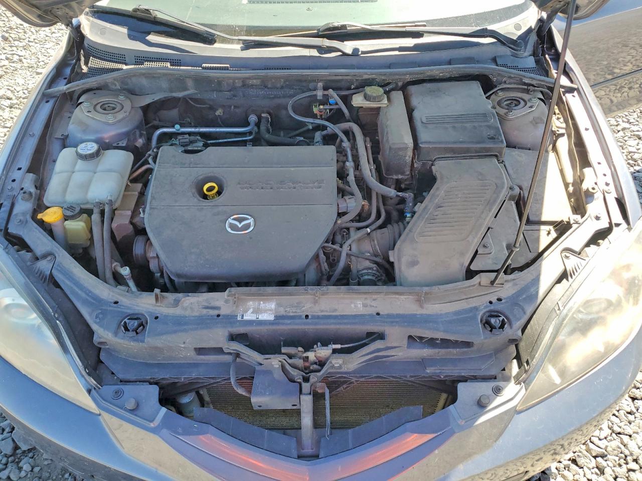 2008 Mazda 3 Hatchback Gray vin: JM1BK343481838384