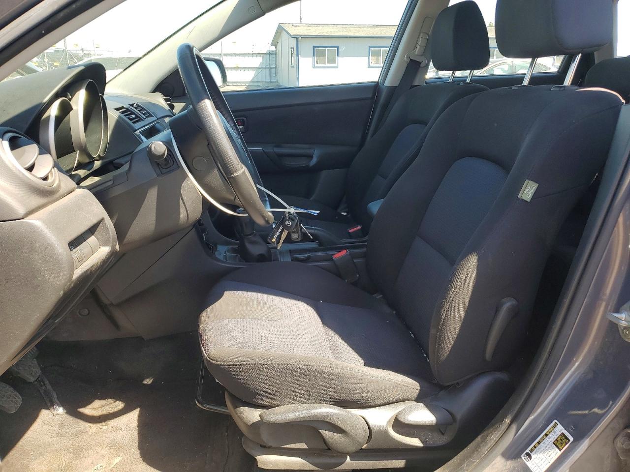 2008 Mazda 3 Hatchback Gray vin: JM1BK343481838384