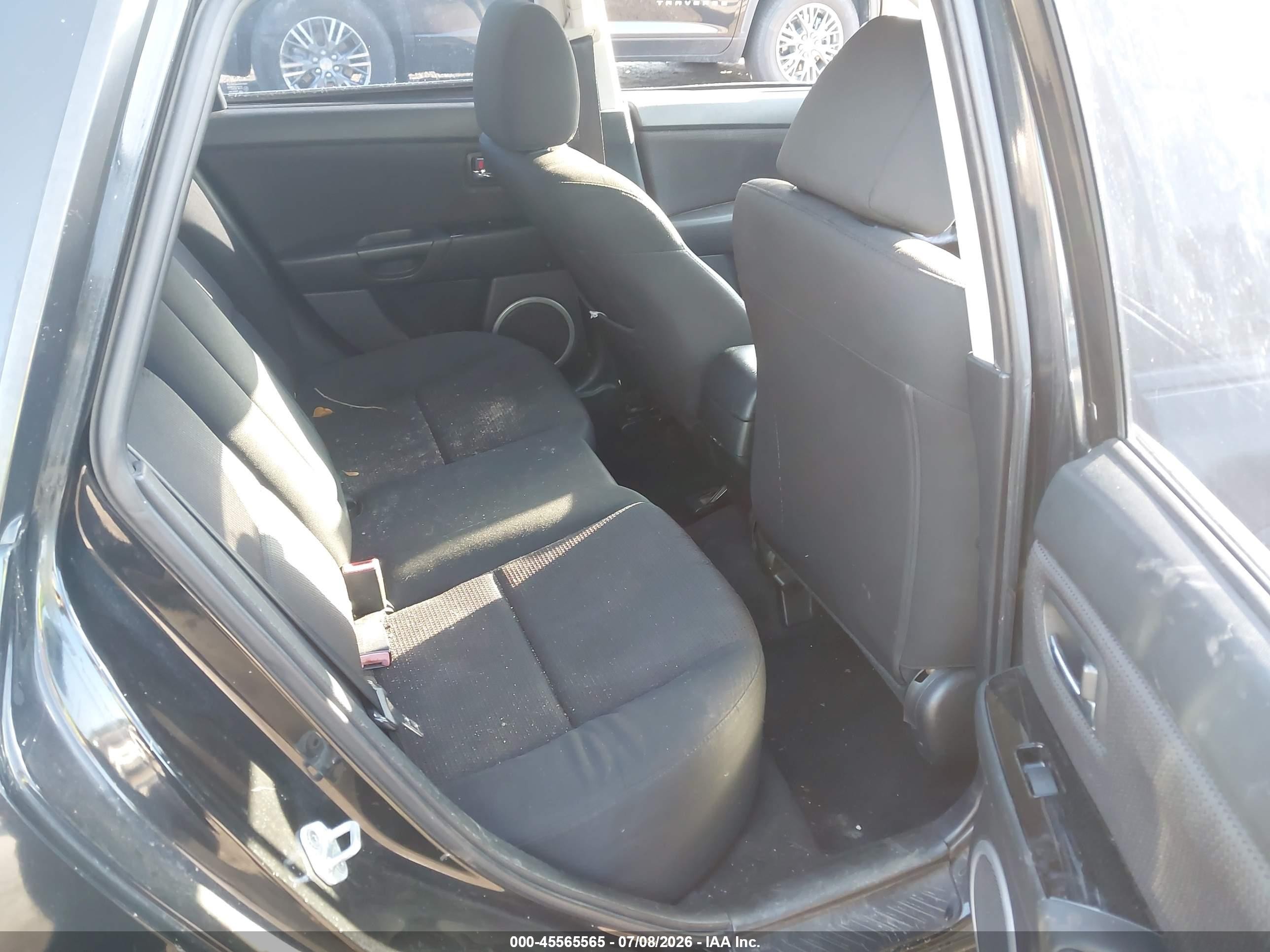 2009 Mazda Mazda3 S Sport Black vin: JM1BK343491201318