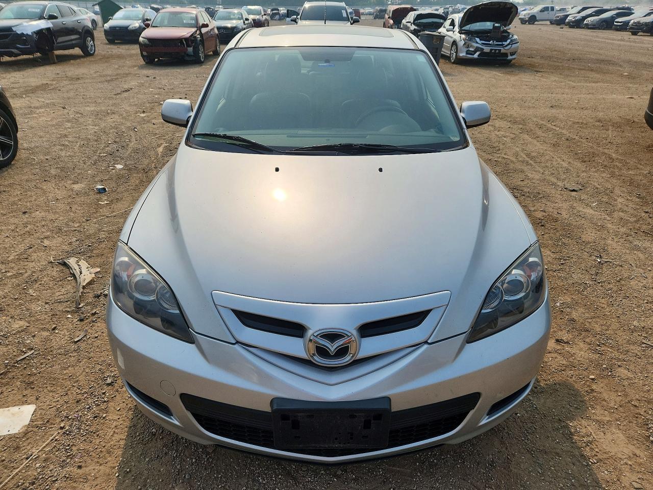 2007 Mazda 3 Hatchback Silver vin: JM1BK343571733903