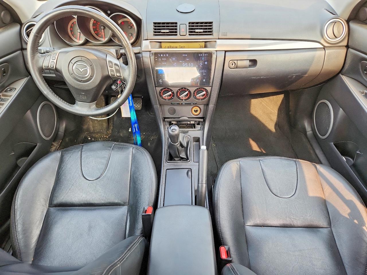 2007 Mazda 3 Hatchback Silver vin: JM1BK343571733903