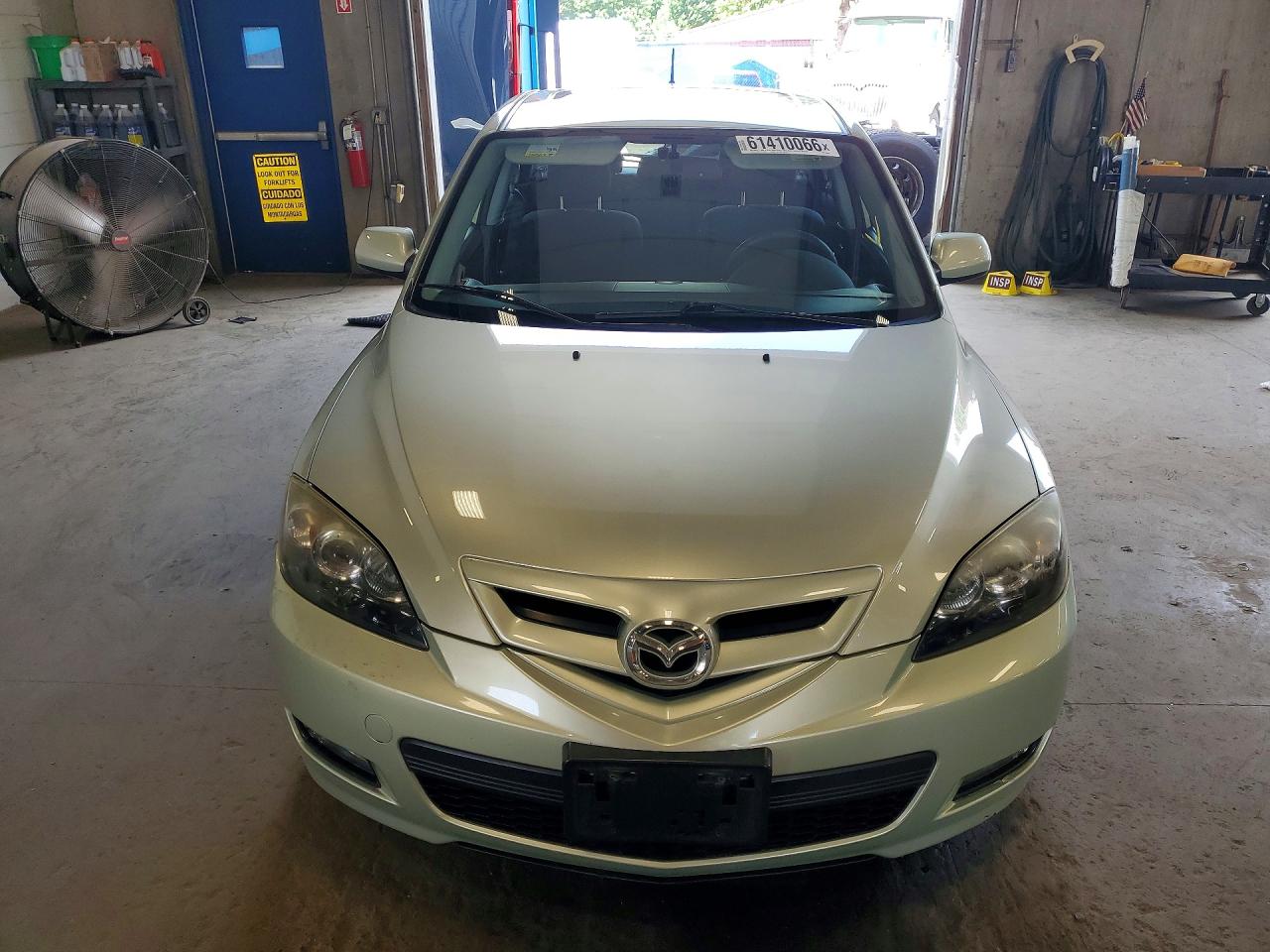 2008 Mazda 3 Hatchback Green vin: JM1BK343581104000