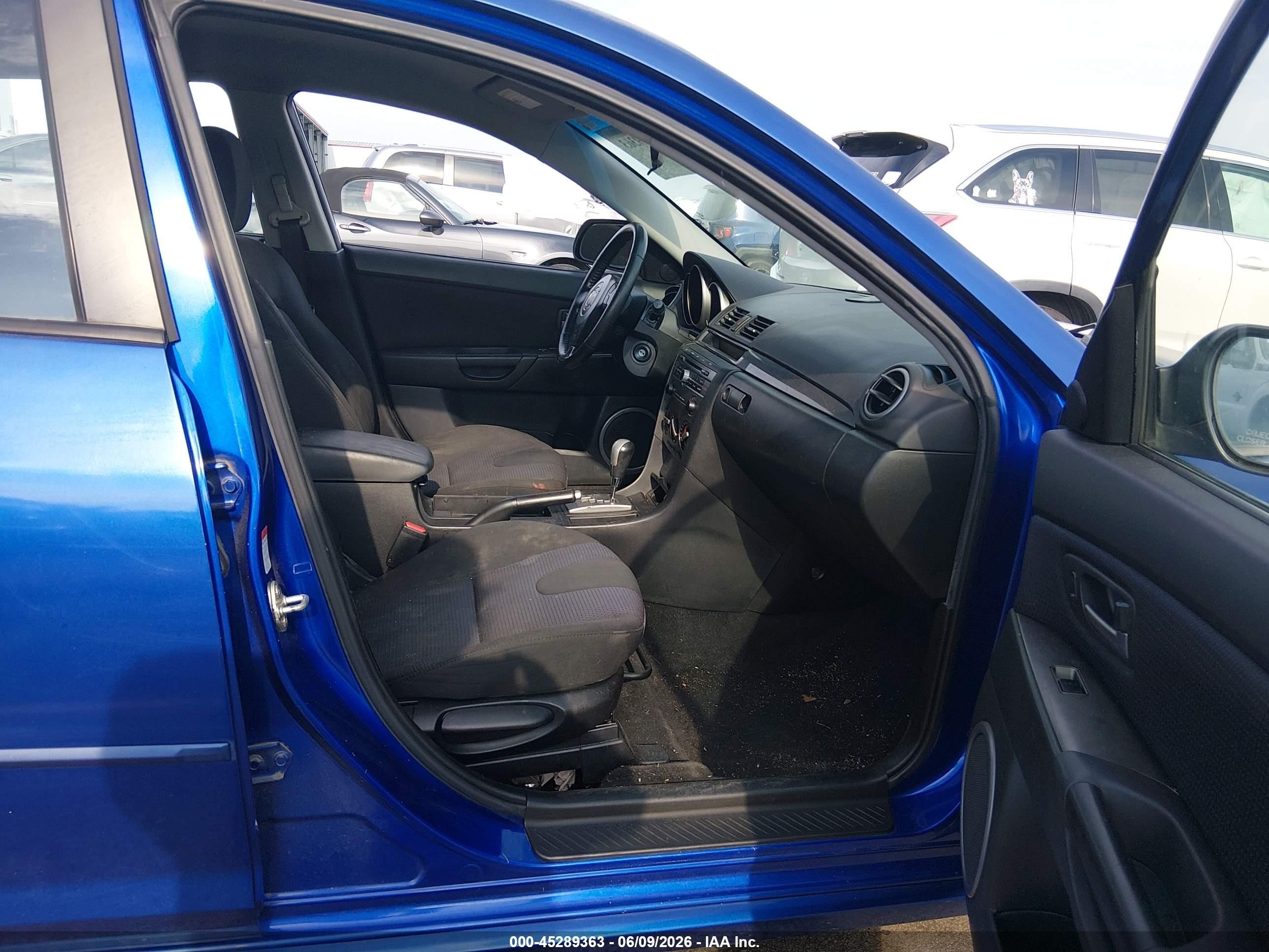 2008 Mazda Mazda3 S Sport Blue vin: JM1BK343581811520