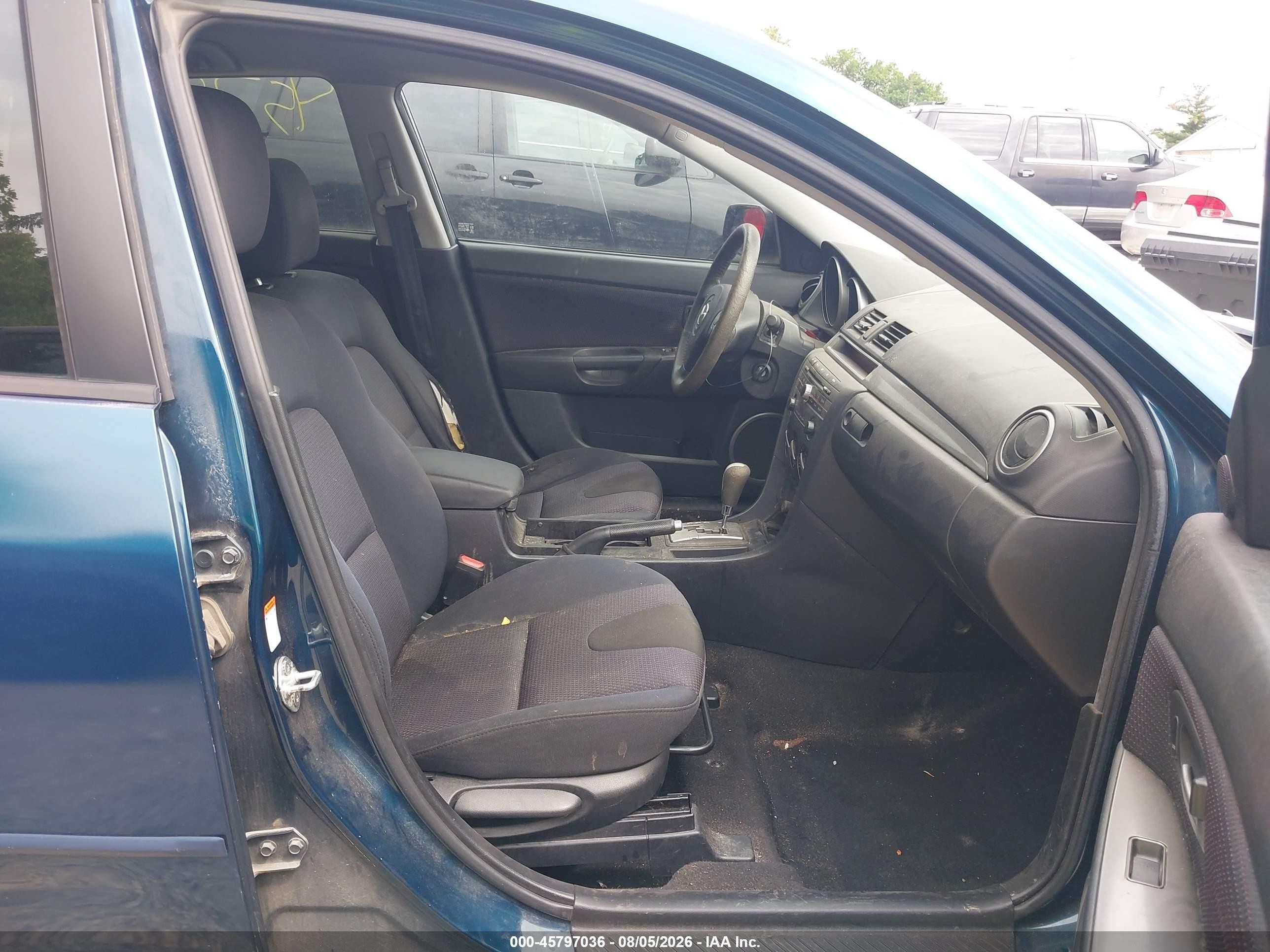 2008 Mazda Mazda3 Blue vin: JM1BK343581843433