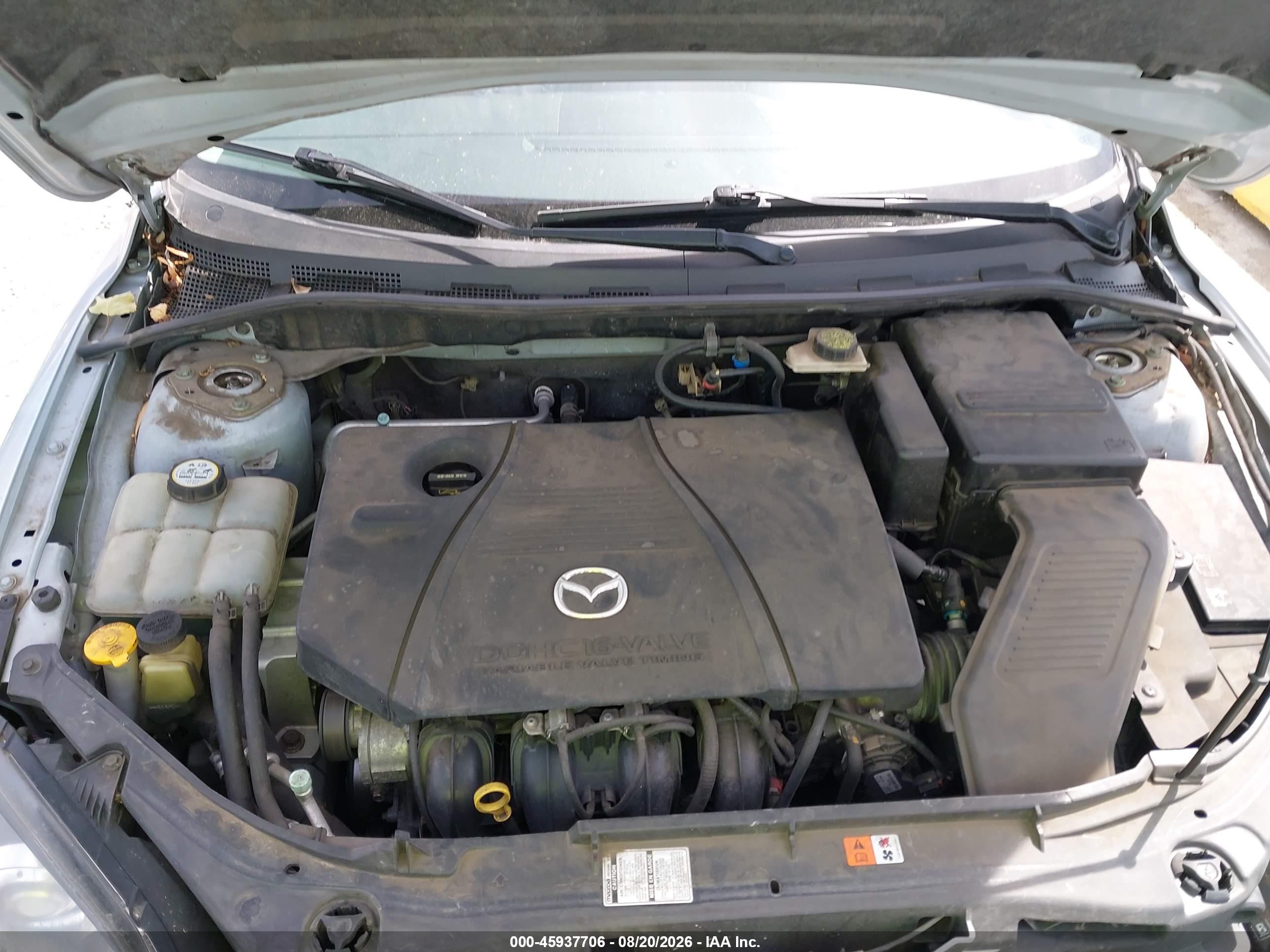 2005 Mazda Mazda3 S Silver vin: JM1BK343651320787