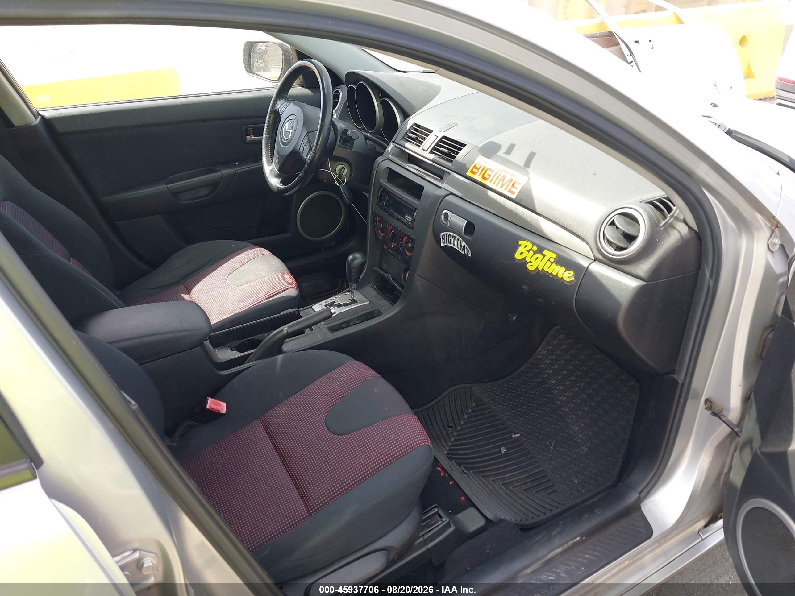 2005 Mazda Mazda3 S Silver vin: JM1BK343651320787