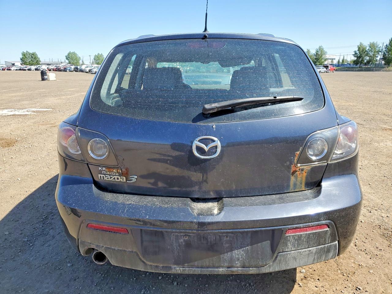 2007 Mazda 3 Hatchback Gray vin: JM1BK343671700909