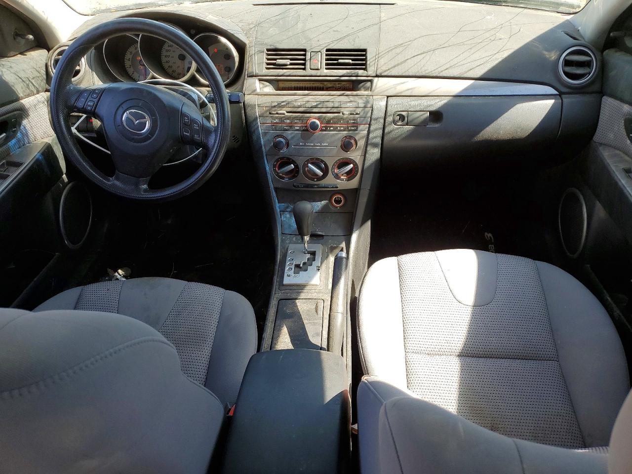 2007 Mazda 3 Hatchback Gray vin: JM1BK343671700909