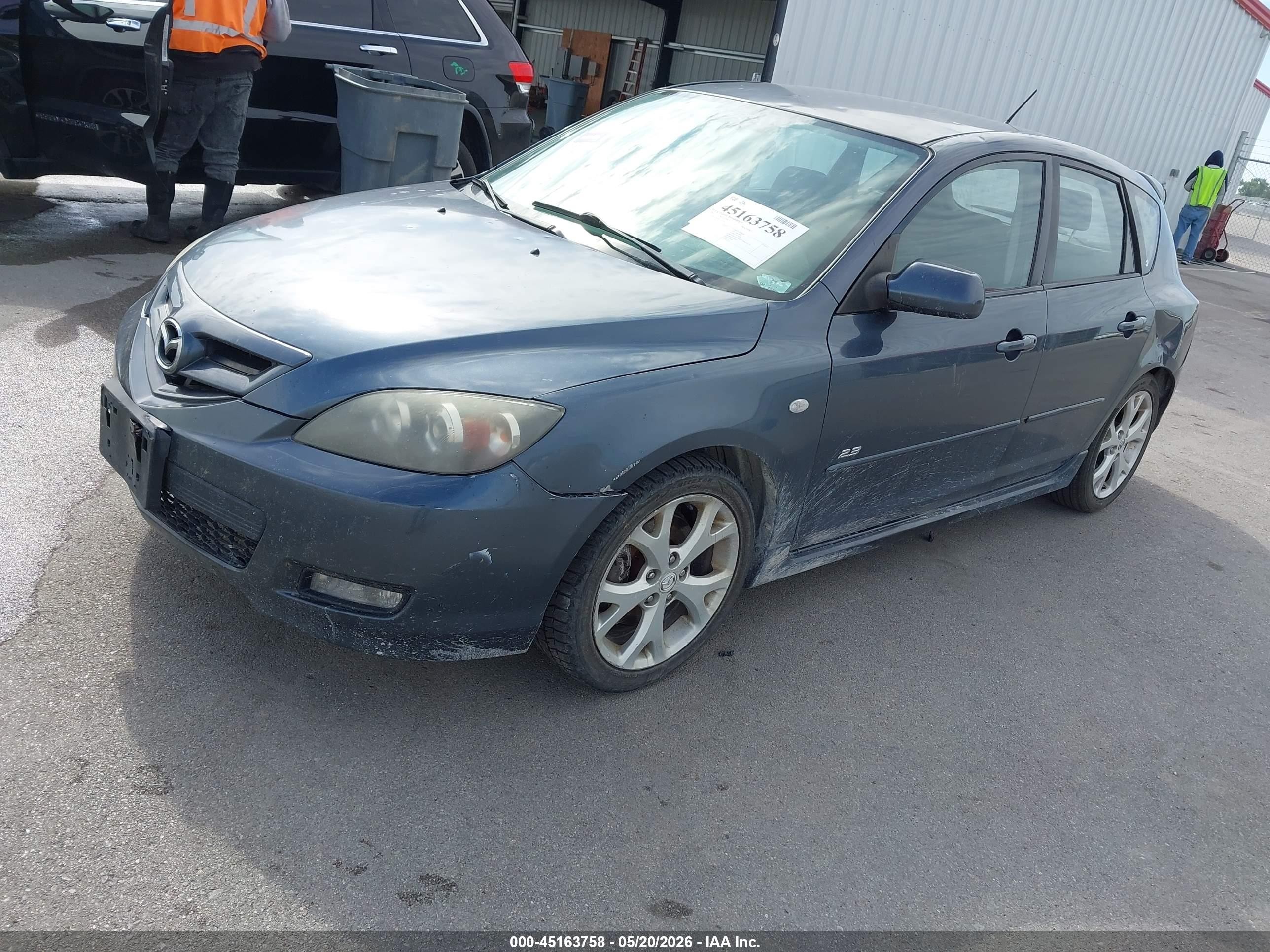 2008 Mazda Mazda3 S Sport Синий vin: JM1BK343681134381