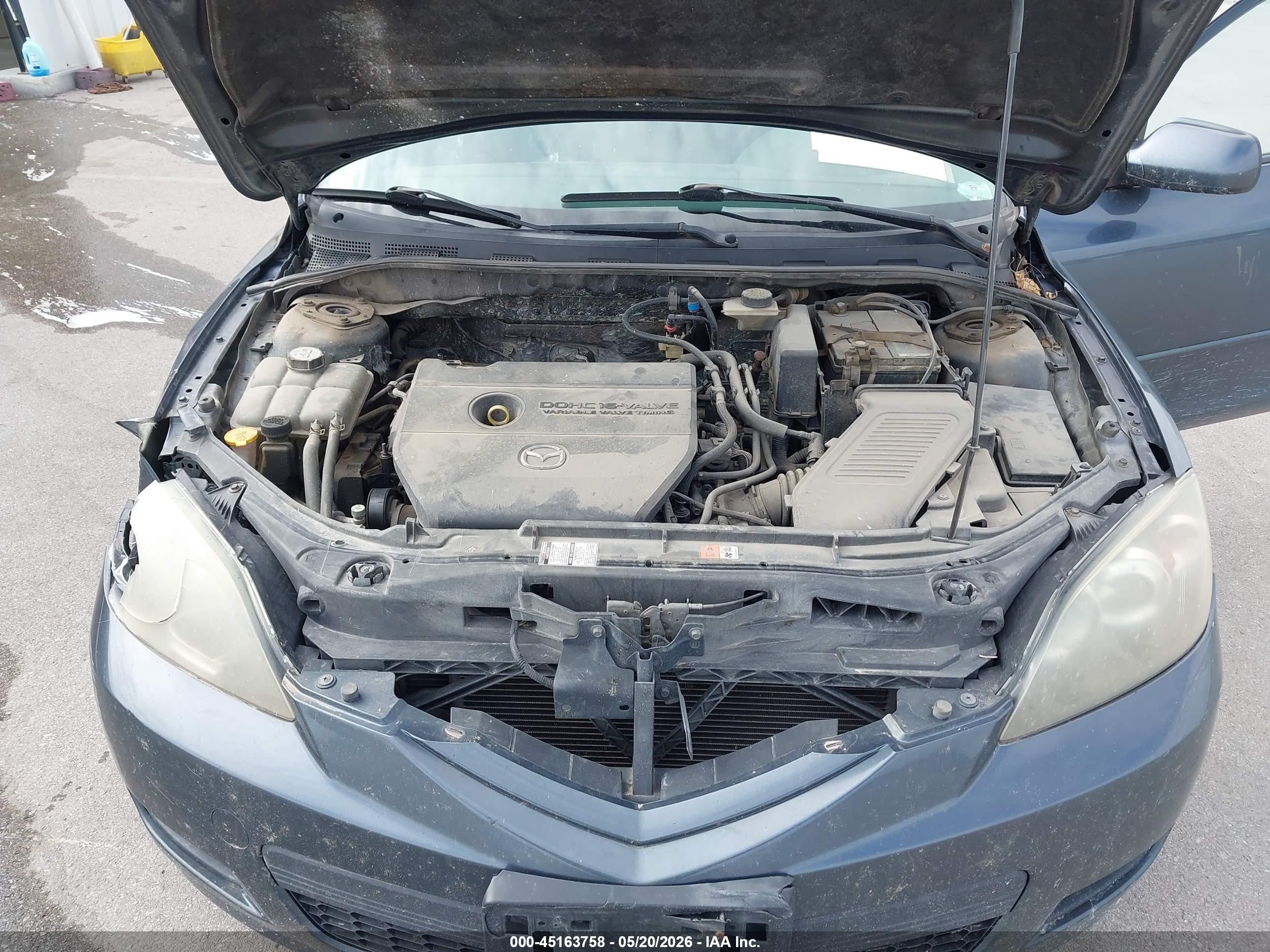 2008 Mazda Mazda3 S Sport Синий vin: JM1BK343681134381