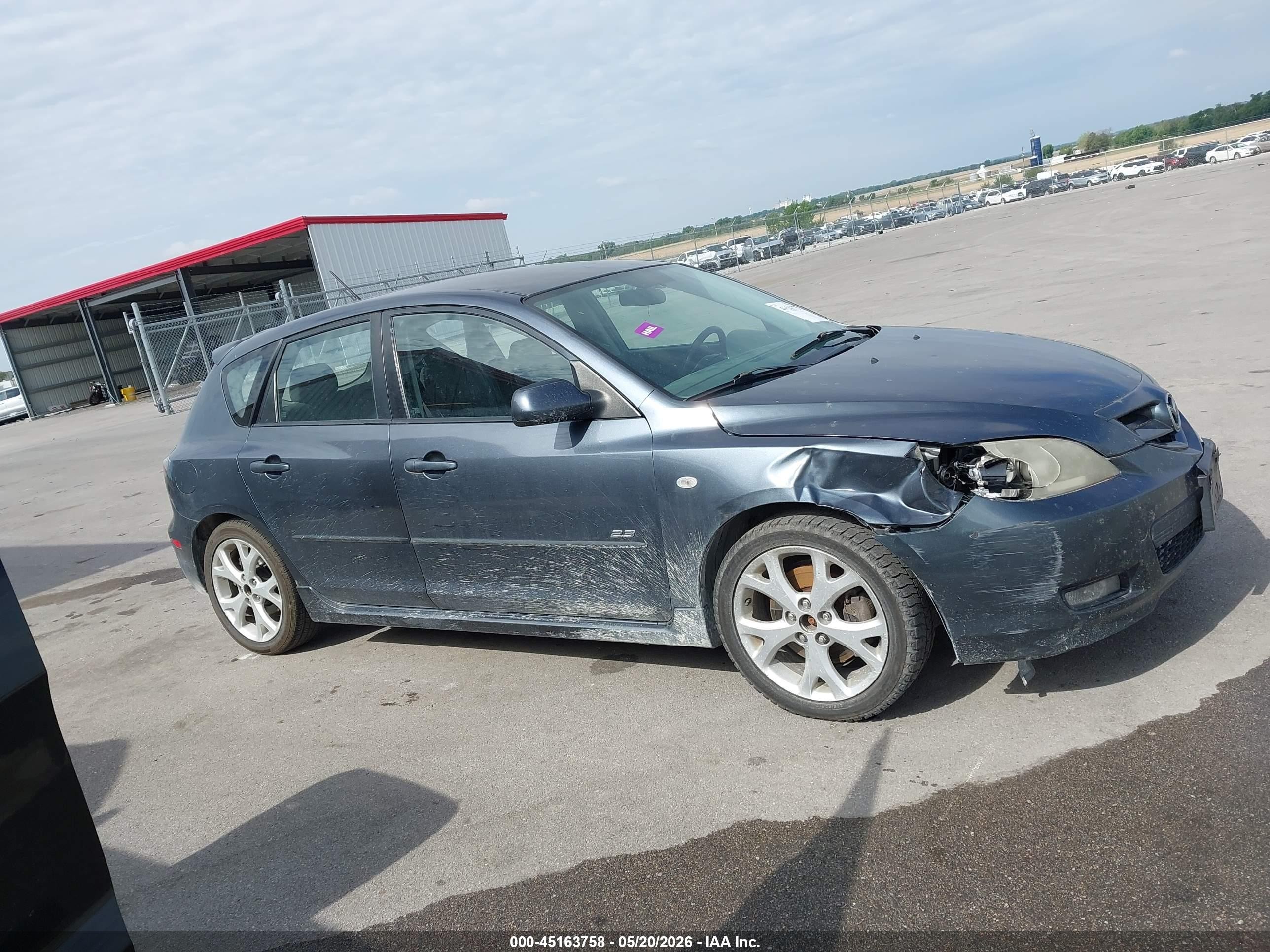 2008 Mazda Mazda3 S Sport Синий vin: JM1BK343681134381