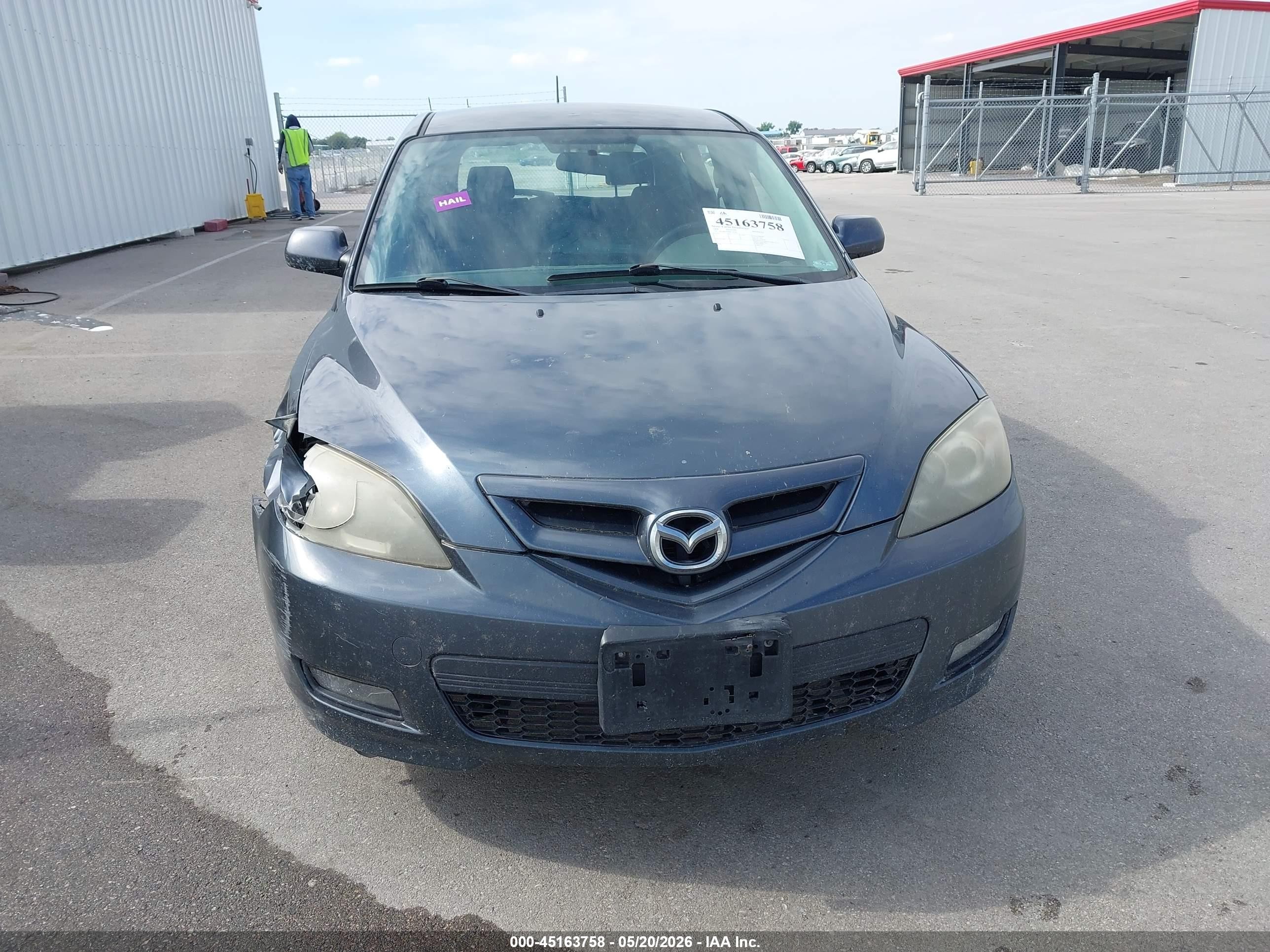 2008 Mazda Mazda3 S Sport Синий vin: JM1BK343681134381