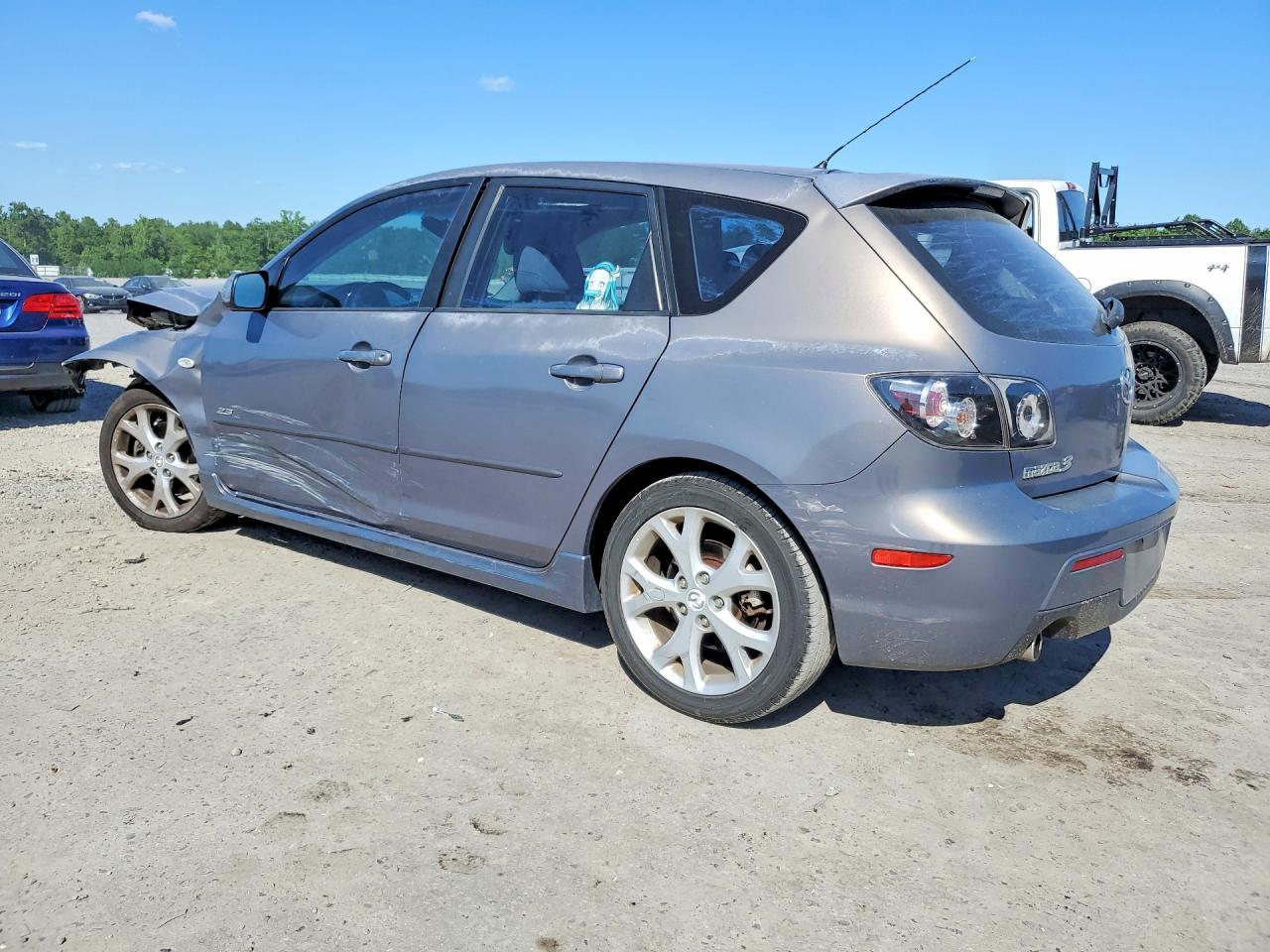 2008 Mazda 3 Hatchback Gray vin: JM1BK343681781301