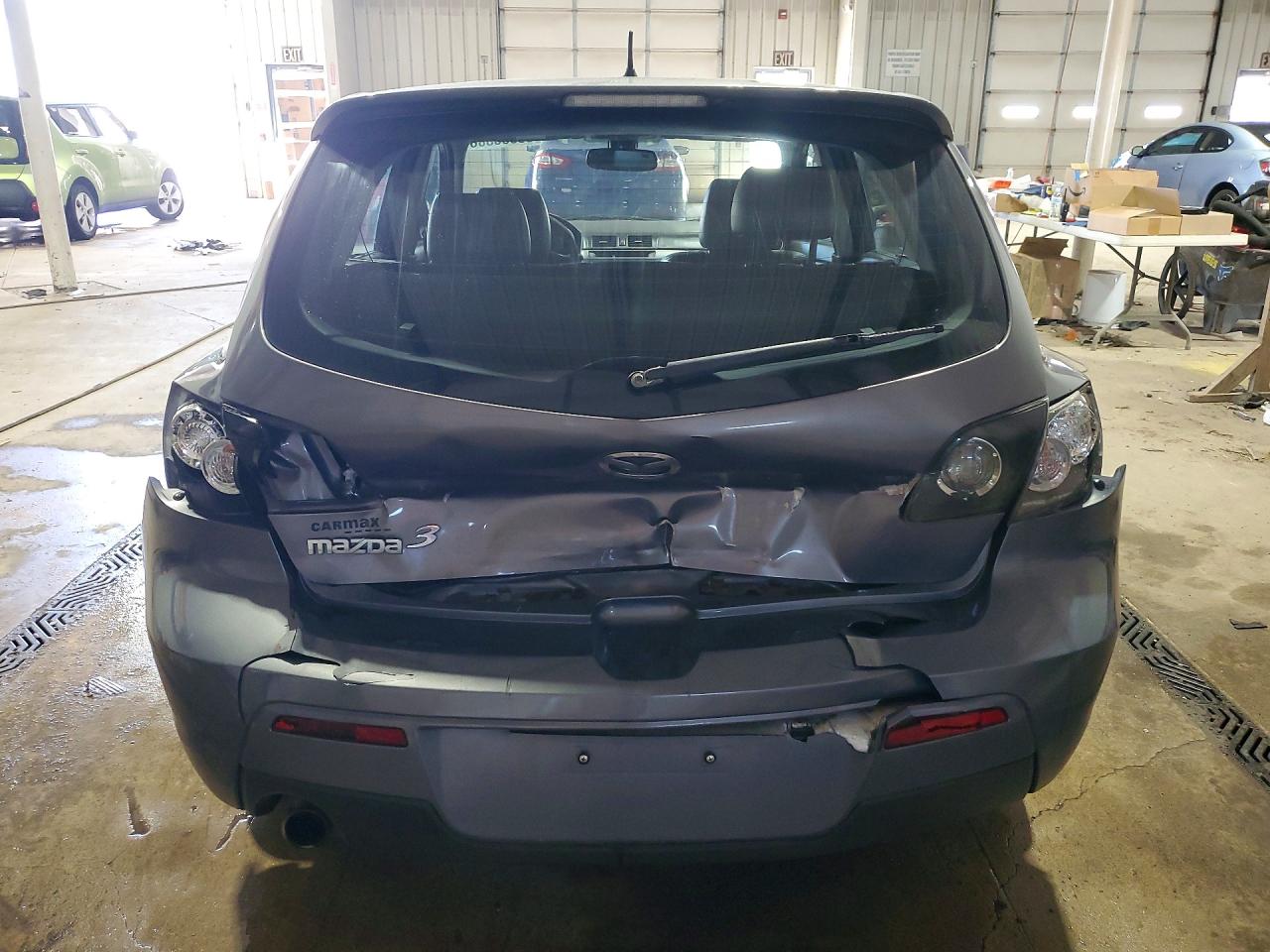 2008 Mazda 3 Hatchback Gray vin: JM1BK343681813325