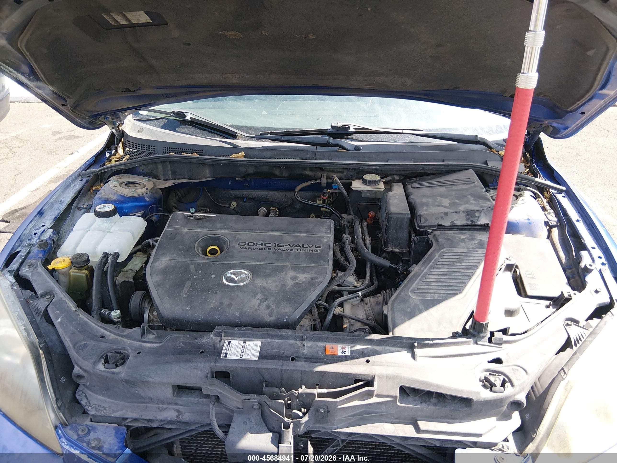 2008 Mazda Mazda3 S Sport Синий vin: JM1BK343681848947
