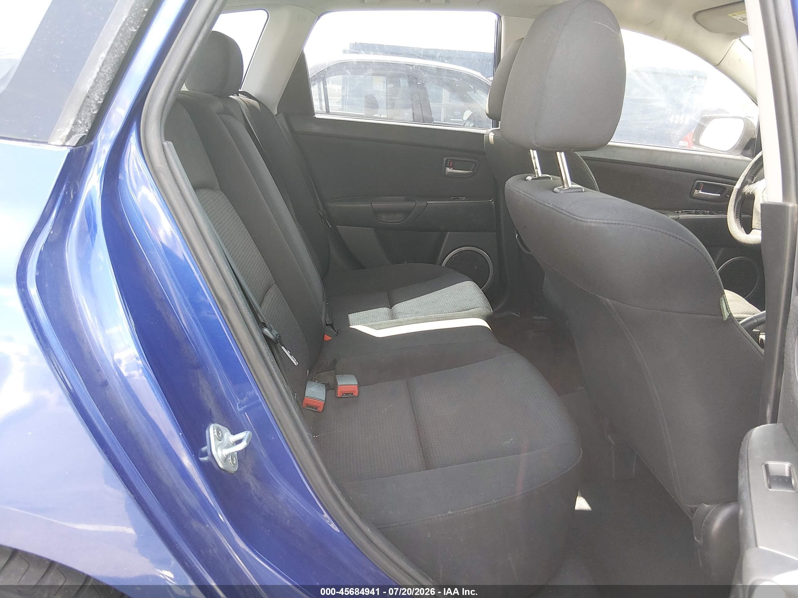 2008 Mazda Mazda3 S Sport Синий vin: JM1BK343681848947