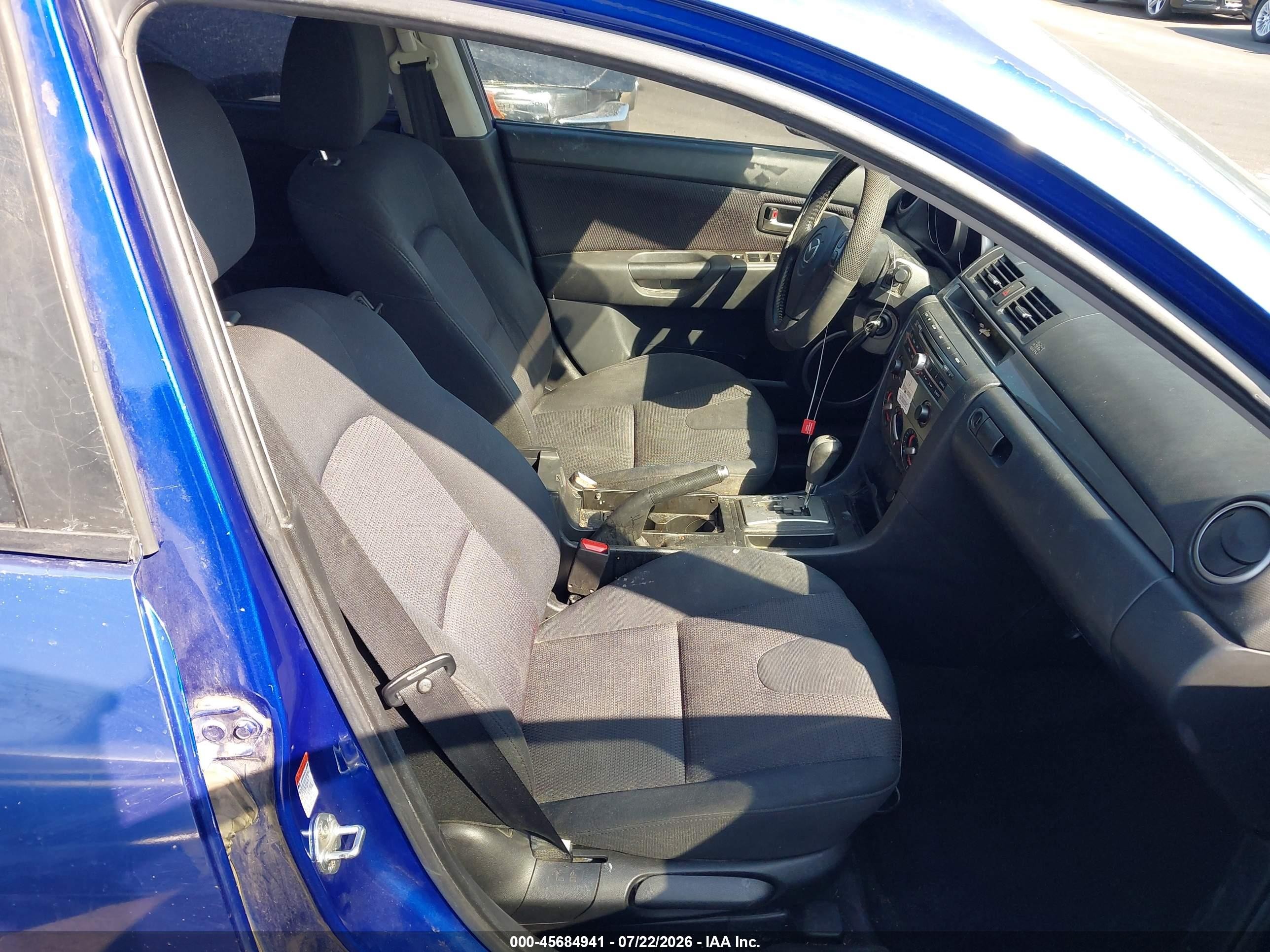 2008 Mazda Mazda3 S Sport Синий vin: JM1BK343681848947