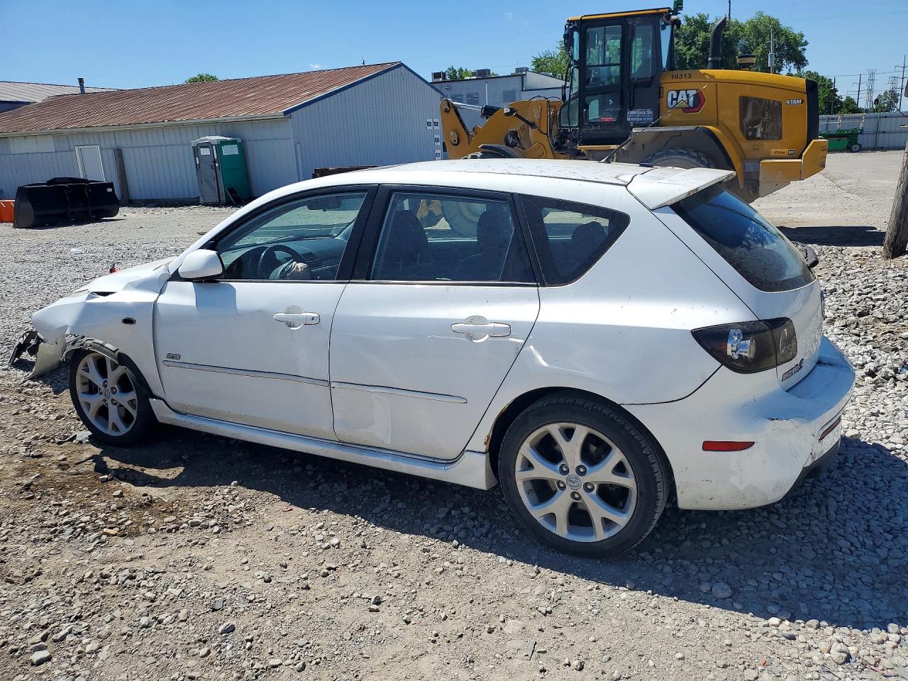 2008 Mazda 3 Hatchback Белый vin: JM1BK343681876408