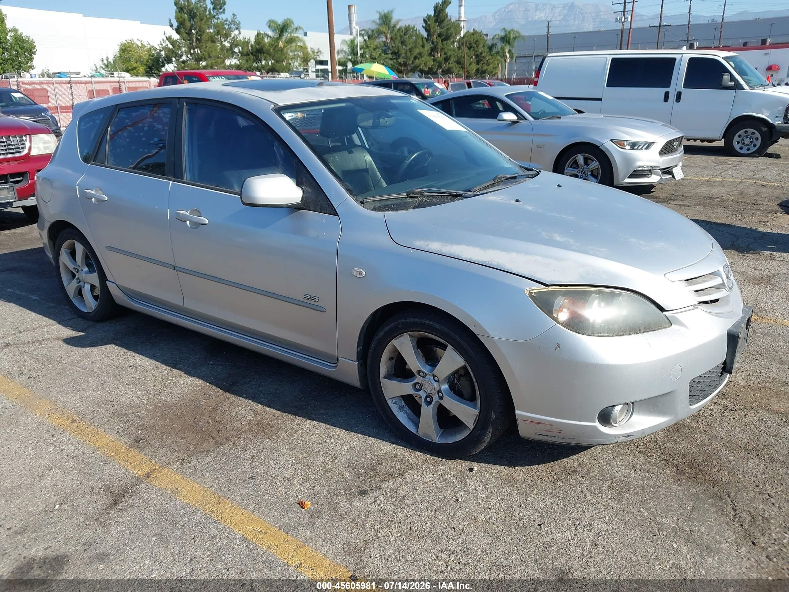 2005 Mazda Mazda3 S Gray vin: JM1BK343751237692