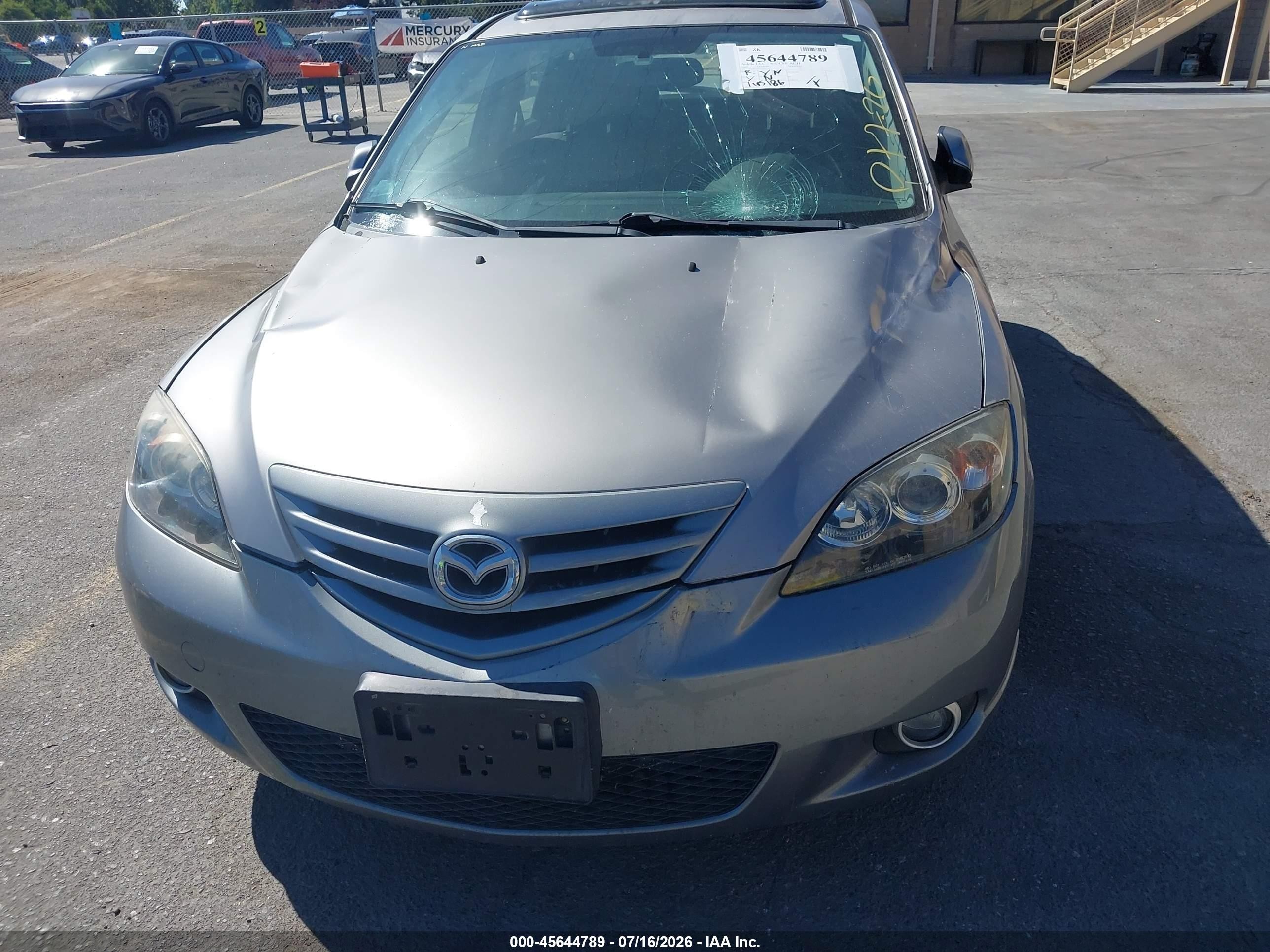 2005 Mazda Mazda3 S Gray vin: JM1BK343751257733