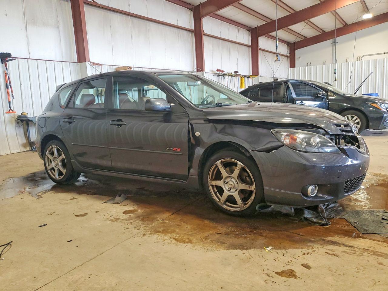2005 Mazda 3 Hatchback Charcoal vin: JM1BK343751279893