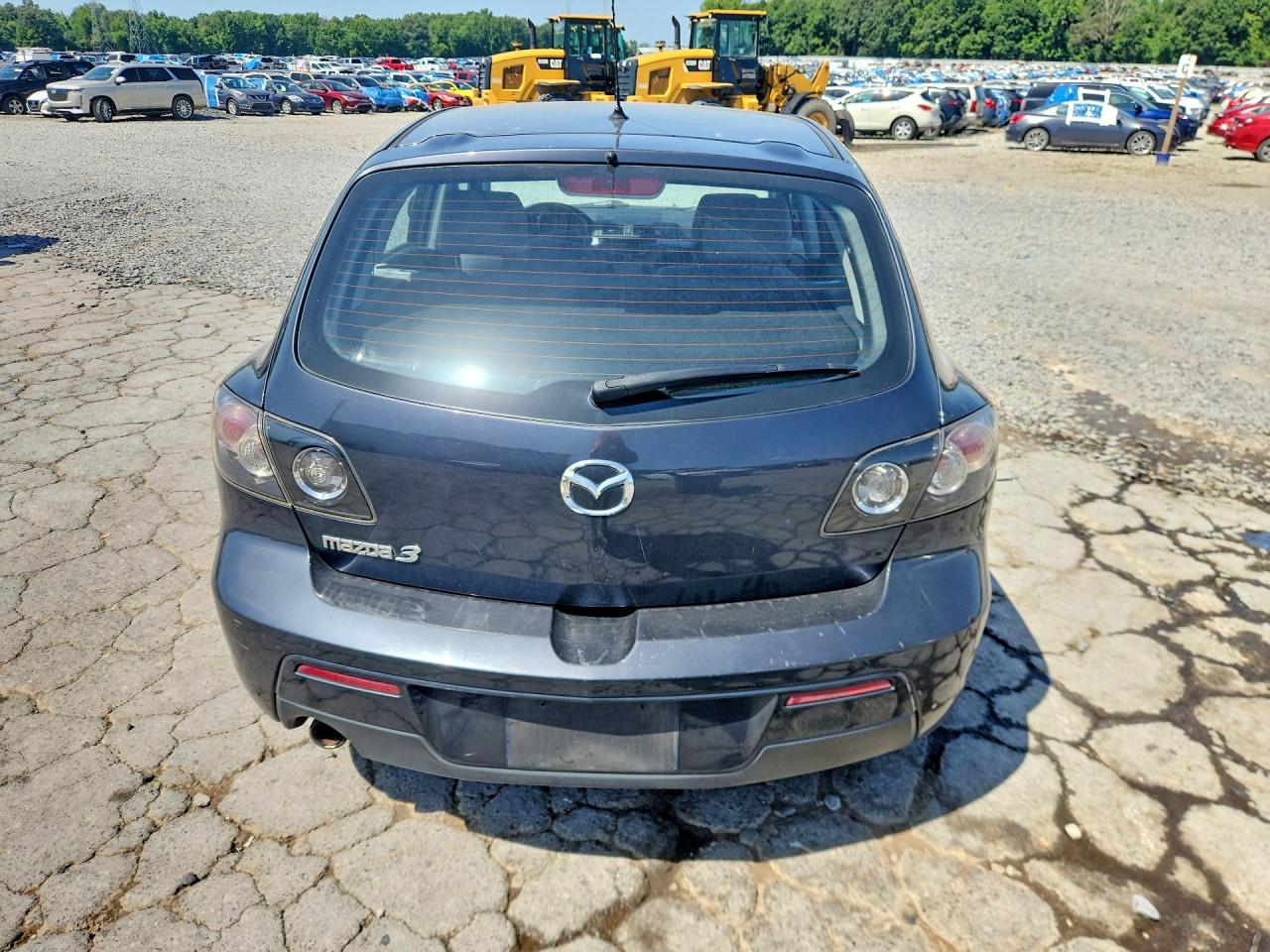 2007 Mazda 3 Hatchback Black vin: JM1BK343771717671