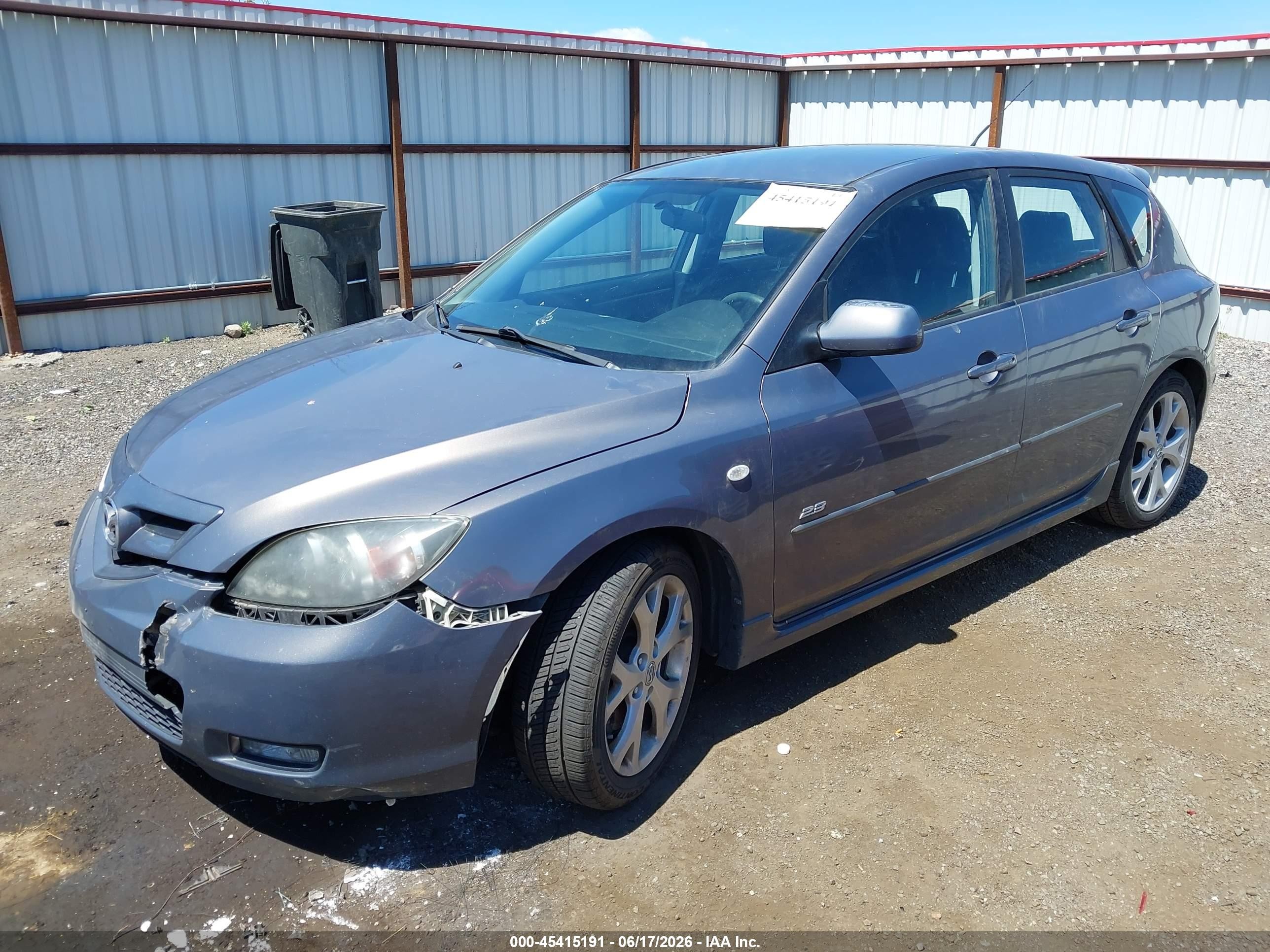 2008 Mazda Mazda3 S Touring Gray vin: JM1BK343781777676
