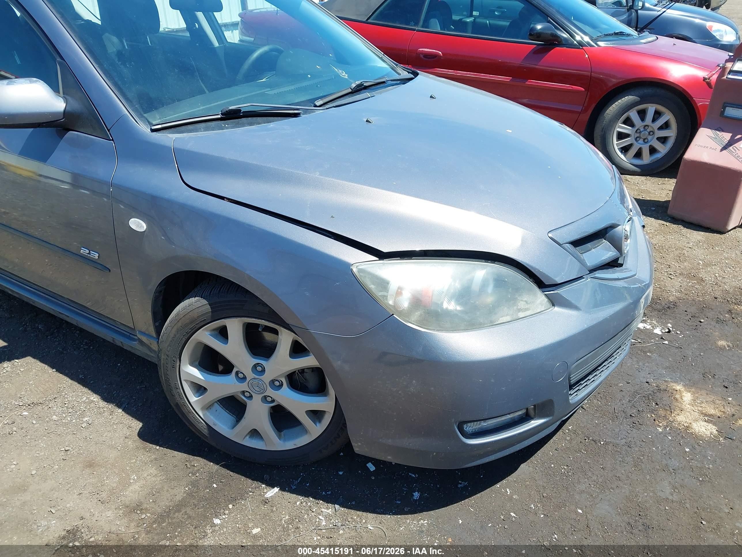 2008 Mazda Mazda3 S Touring Gray vin: JM1BK343781777676