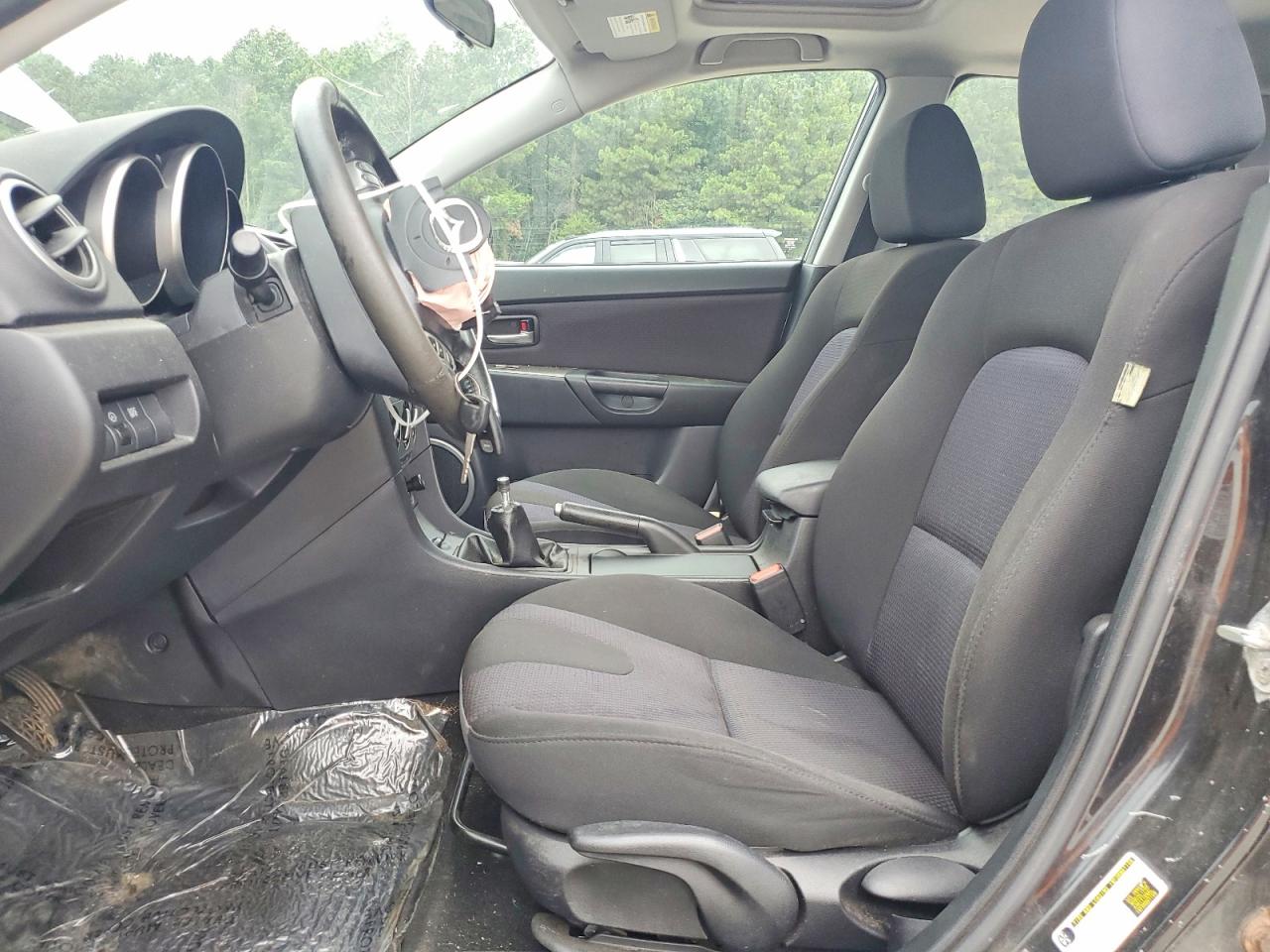 2008 Mazda 3 Black vin: JM1BK343781781985