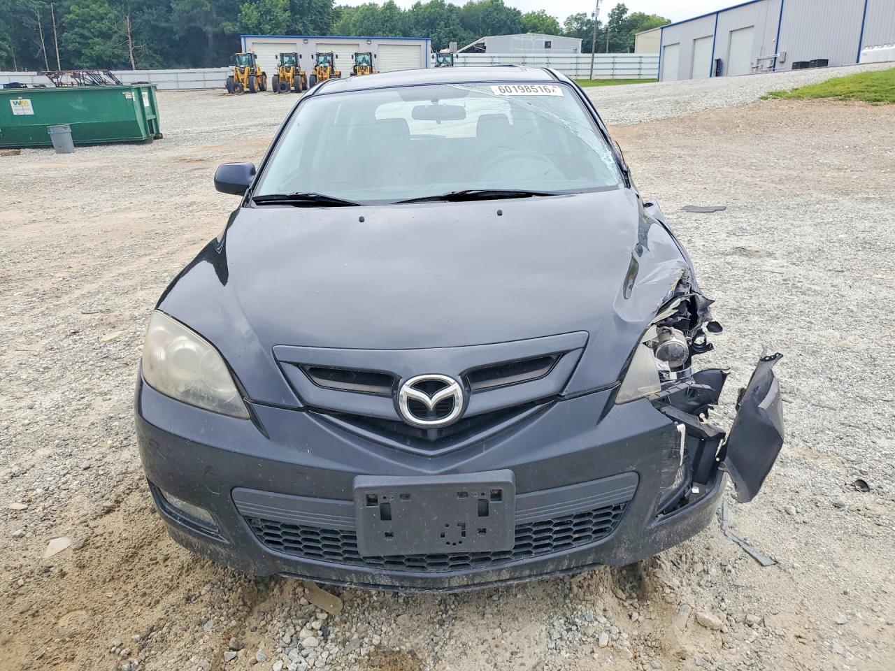 2008 Mazda 3 Black vin: JM1BK343781781985