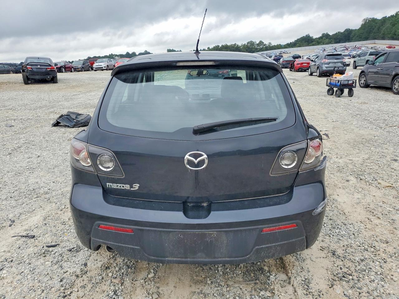 2008 Mazda 3 Black vin: JM1BK343781781985