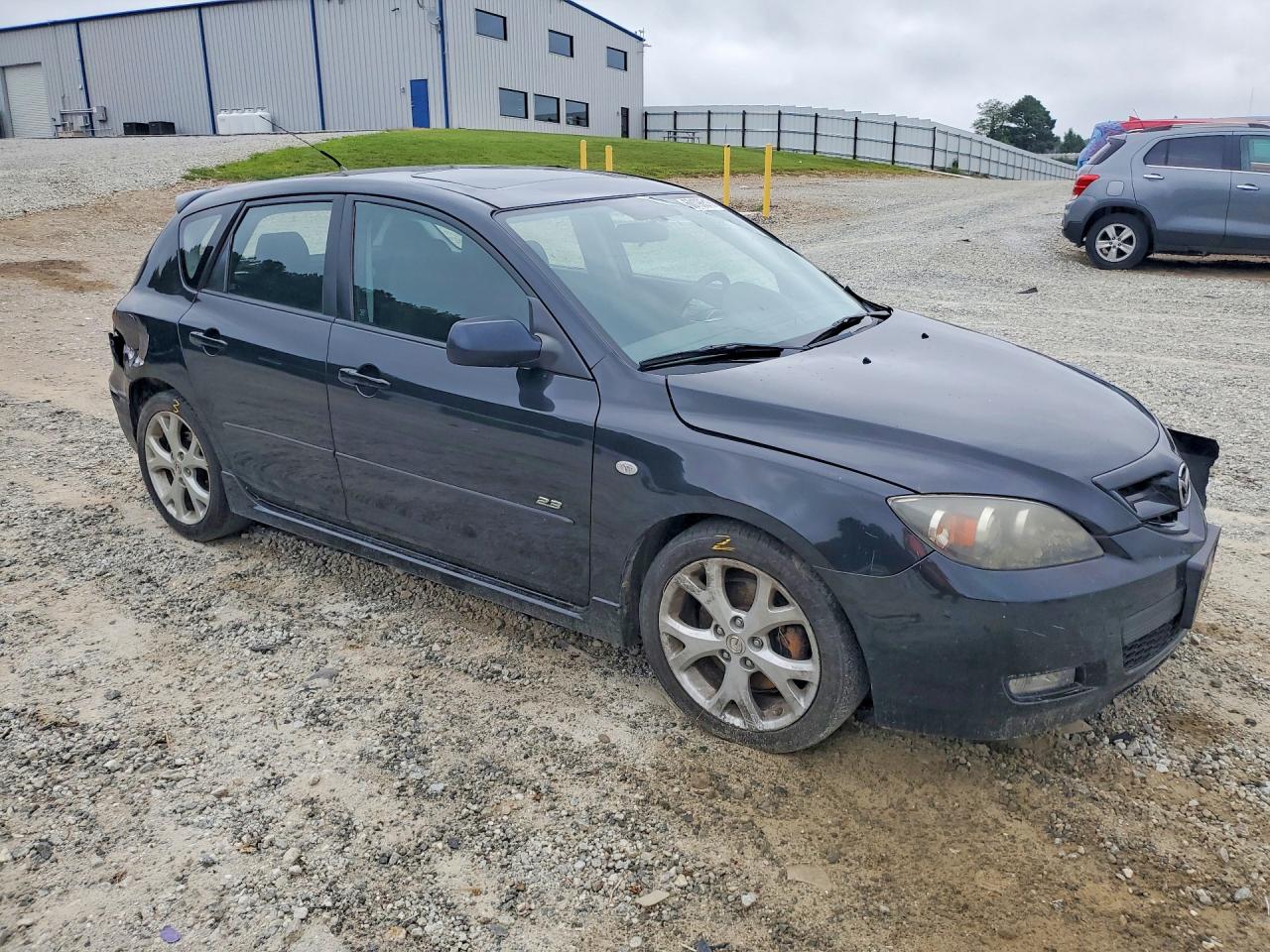 2008 Mazda 3 Black vin: JM1BK343781781985