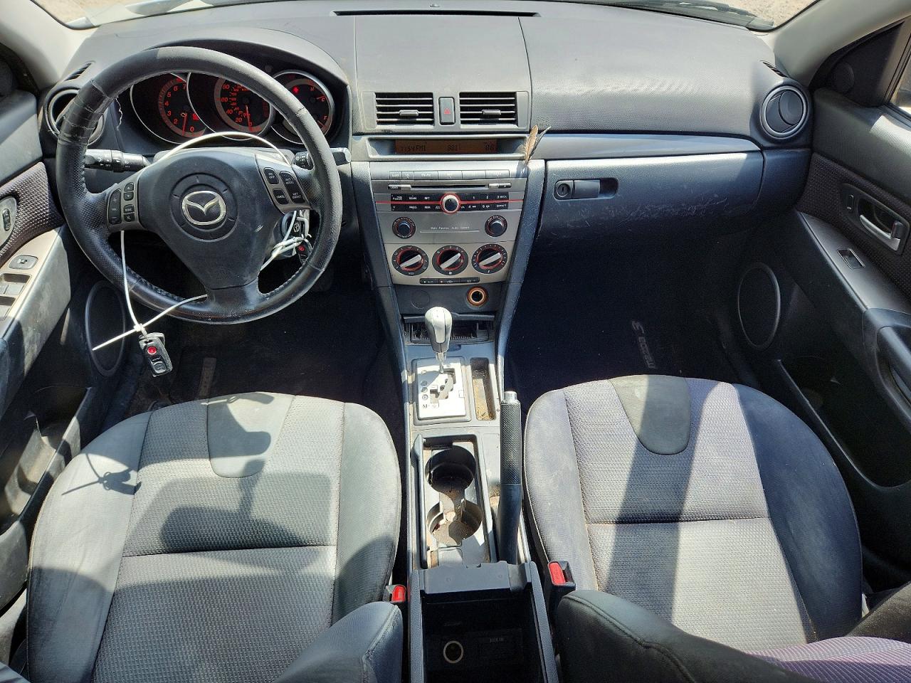 2008 Mazda 3 Hatchback Silver vin: JM1BK343781843367