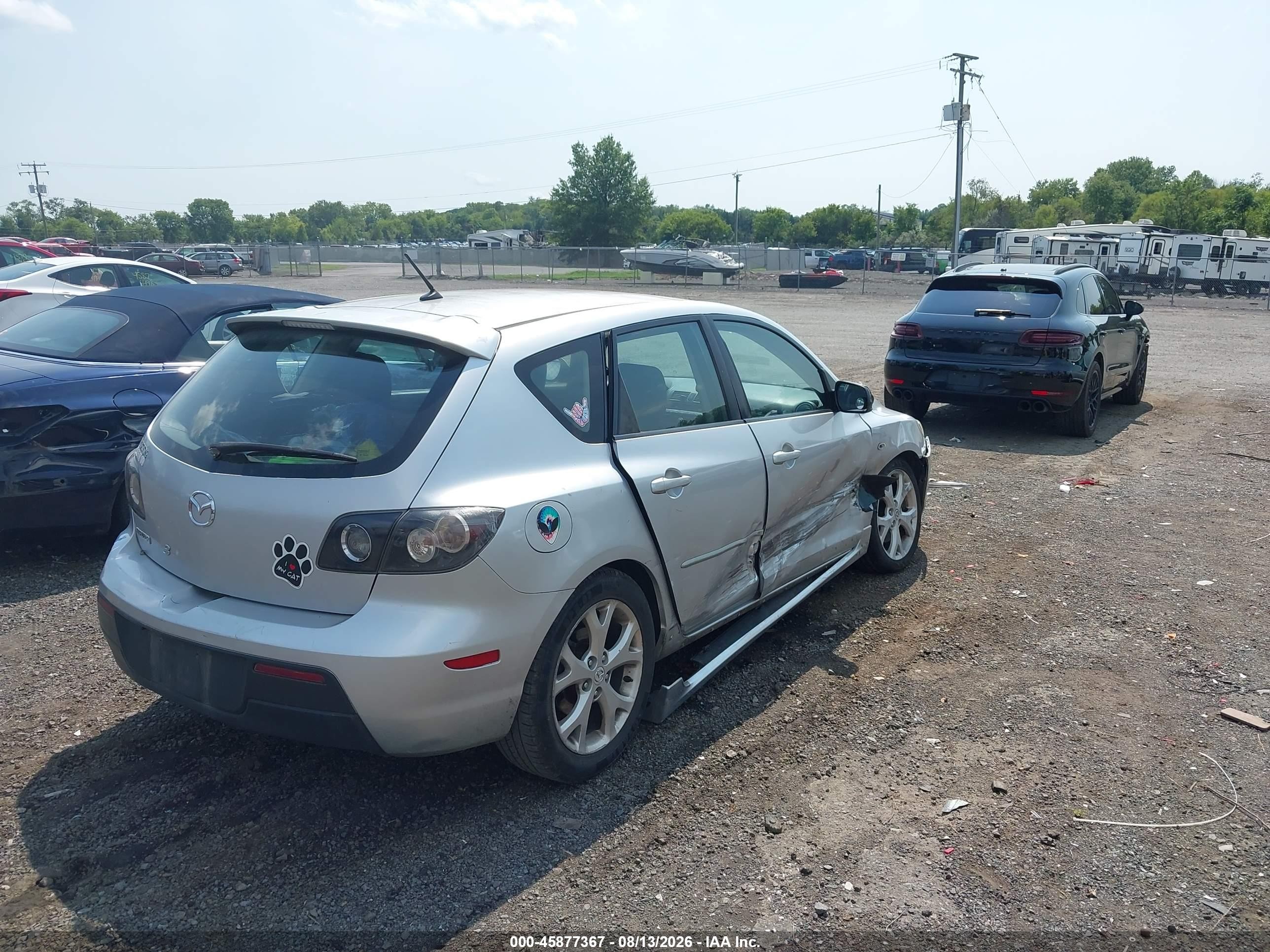 2009 Mazda Mazda3 S Touring Silver vin: JM1BK343791187933