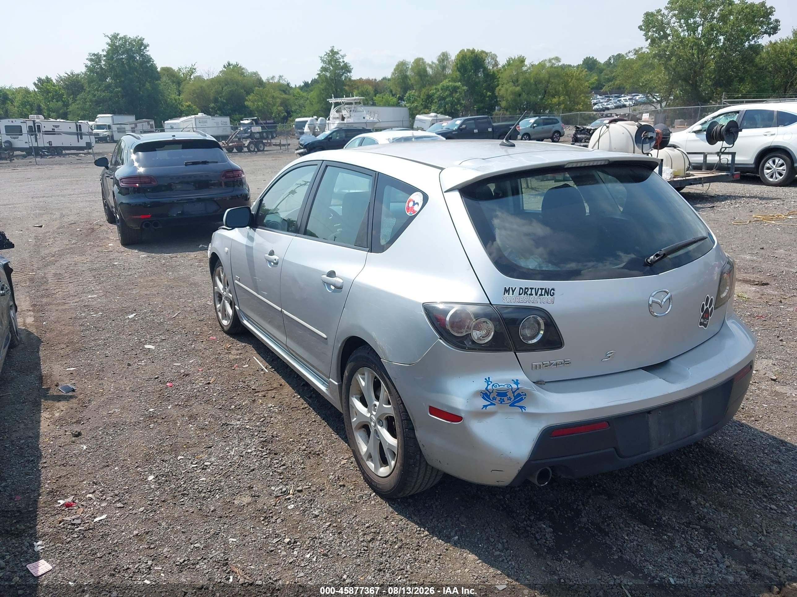 2009 Mazda Mazda3 S Touring Silver vin: JM1BK343791187933