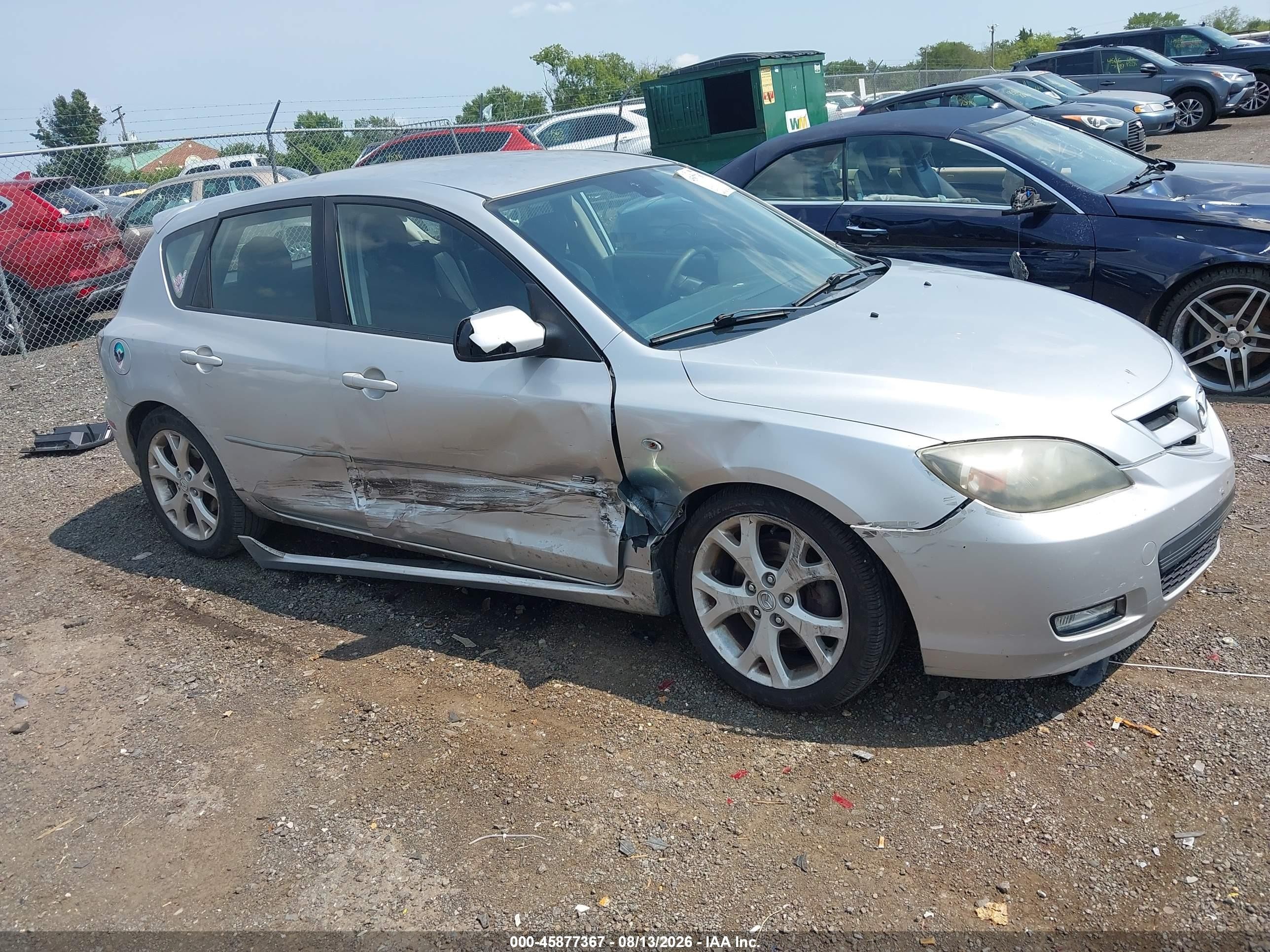 2009 Mazda Mazda3 S Touring Silver vin: JM1BK343791187933
