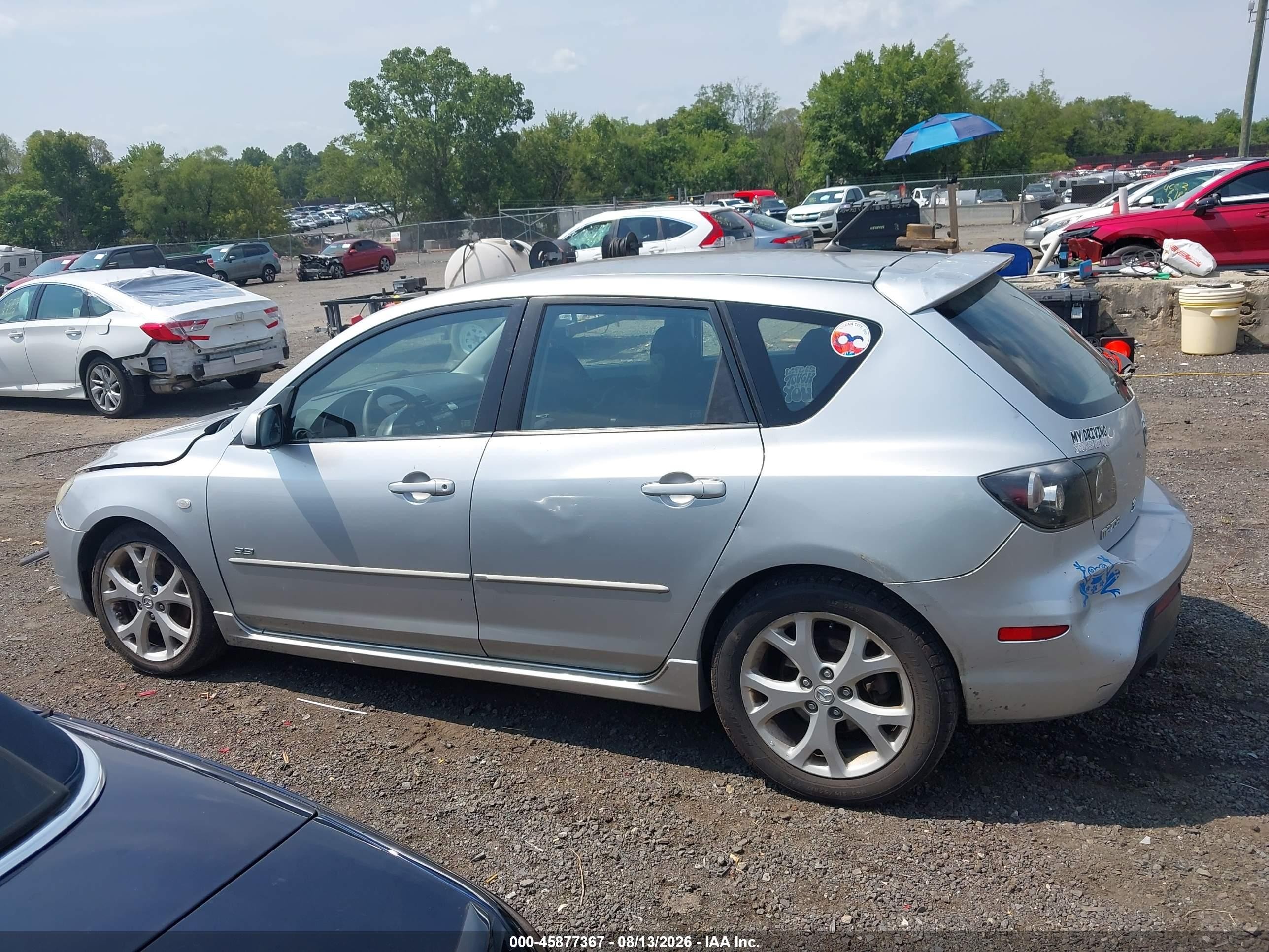 2009 Mazda Mazda3 S Touring Silver vin: JM1BK343791187933